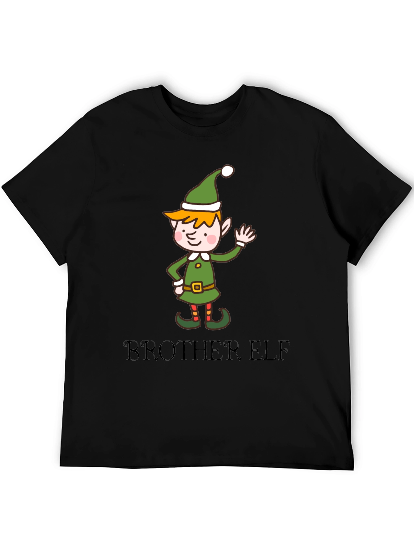 Black Brother Elf T-Shirt view 5
