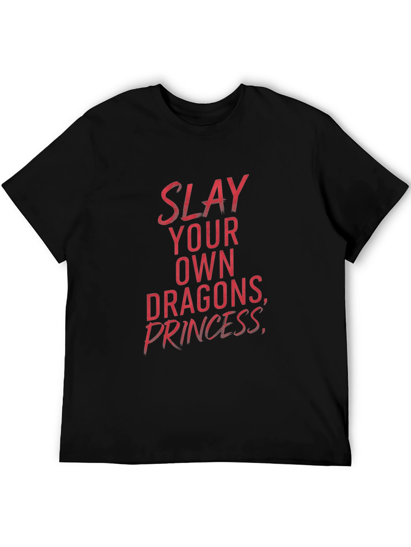 Black Slay Your Own Dragons T-Shirt view 5