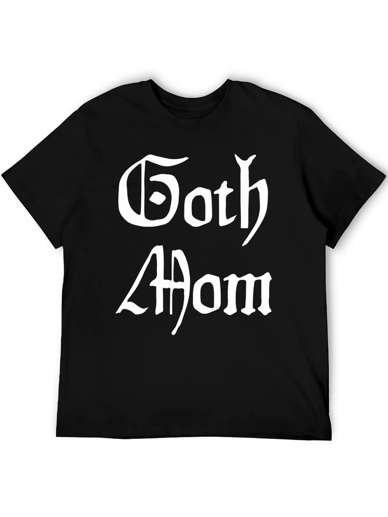 Black Goth Mom Black T-Shirt view 5