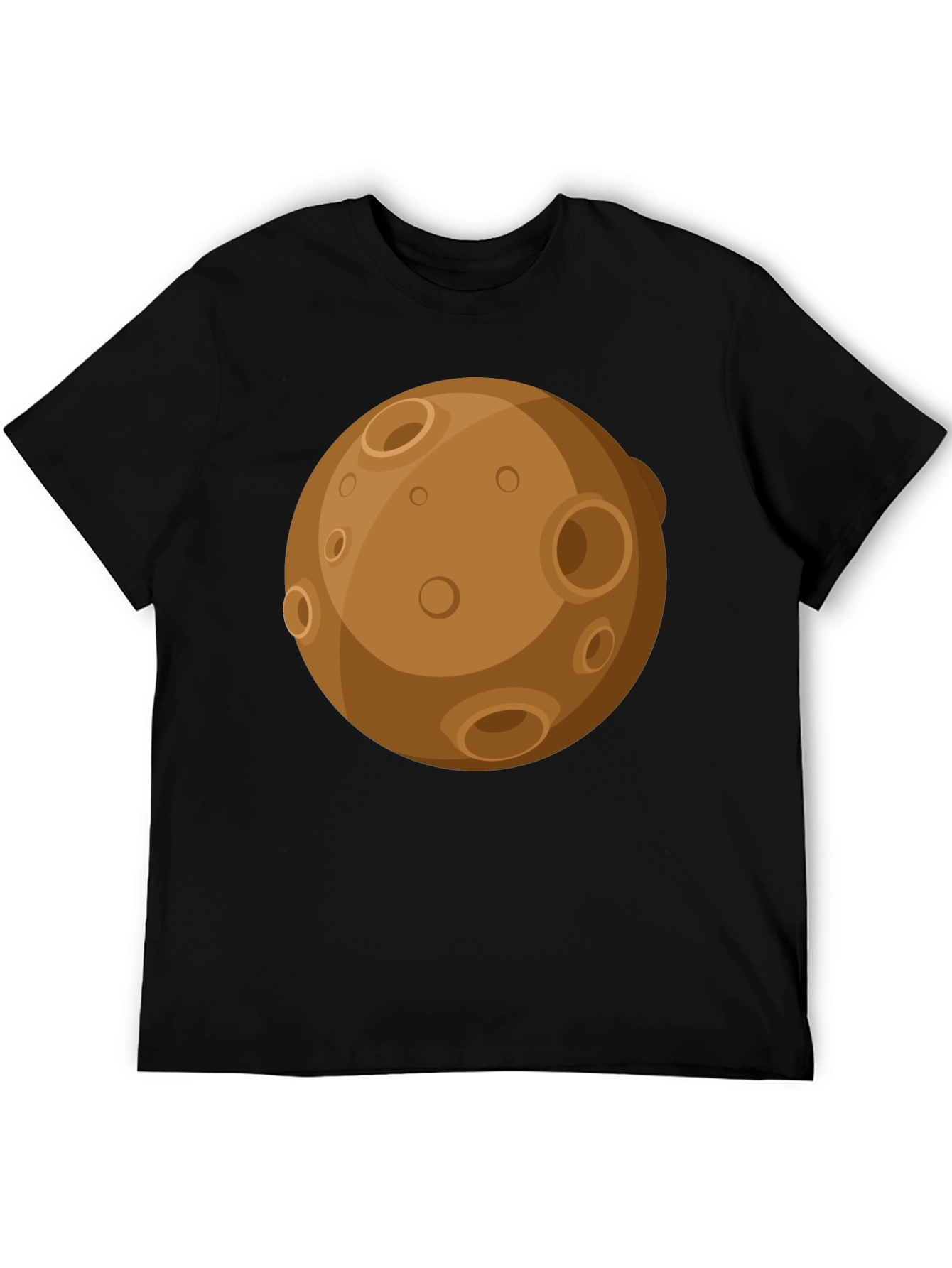 Black Cartoon Planet Graphic Tee - Black T-Shirt view 5