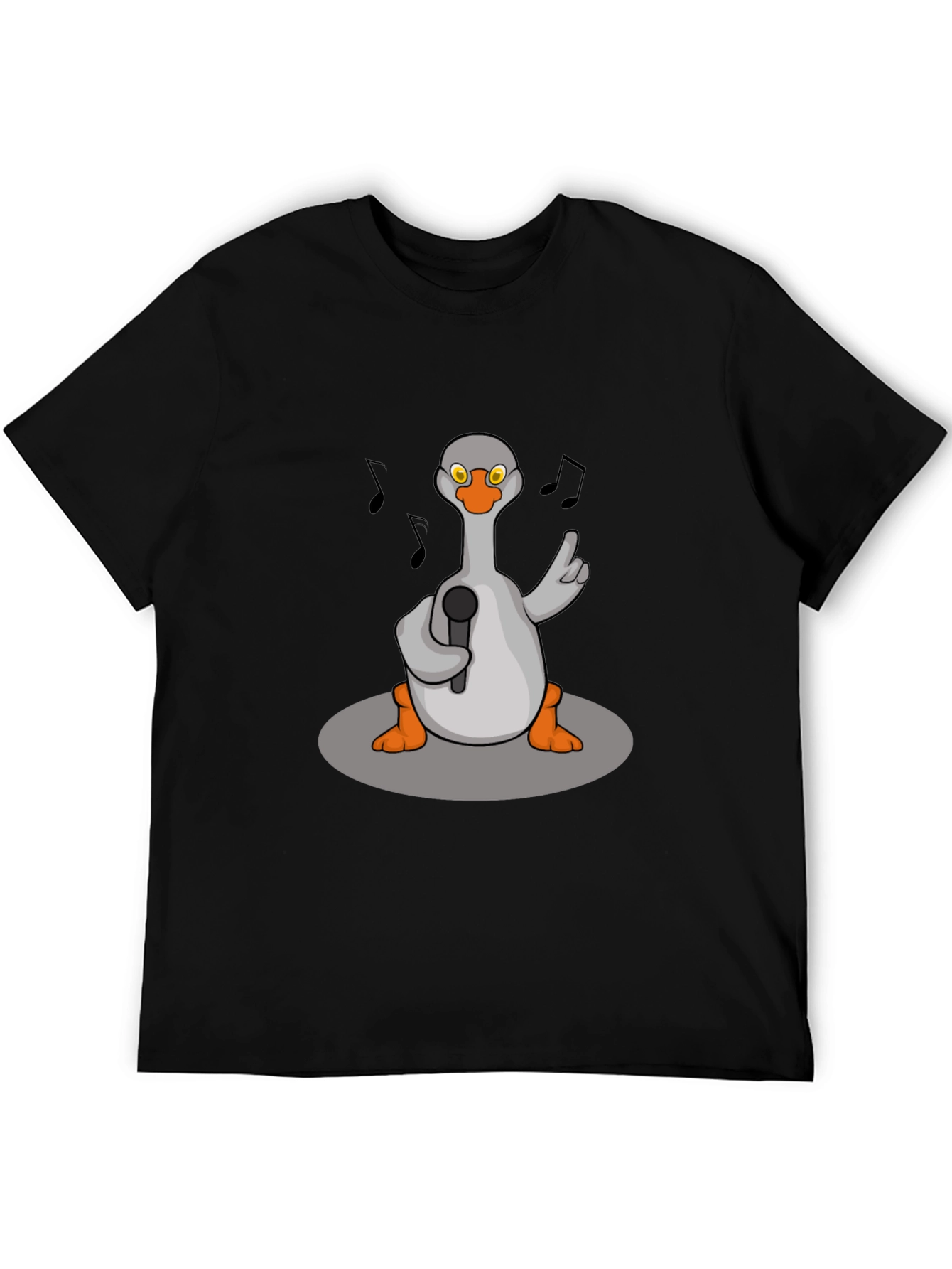 Black Singing Goose Graphic T-Shirt view 5