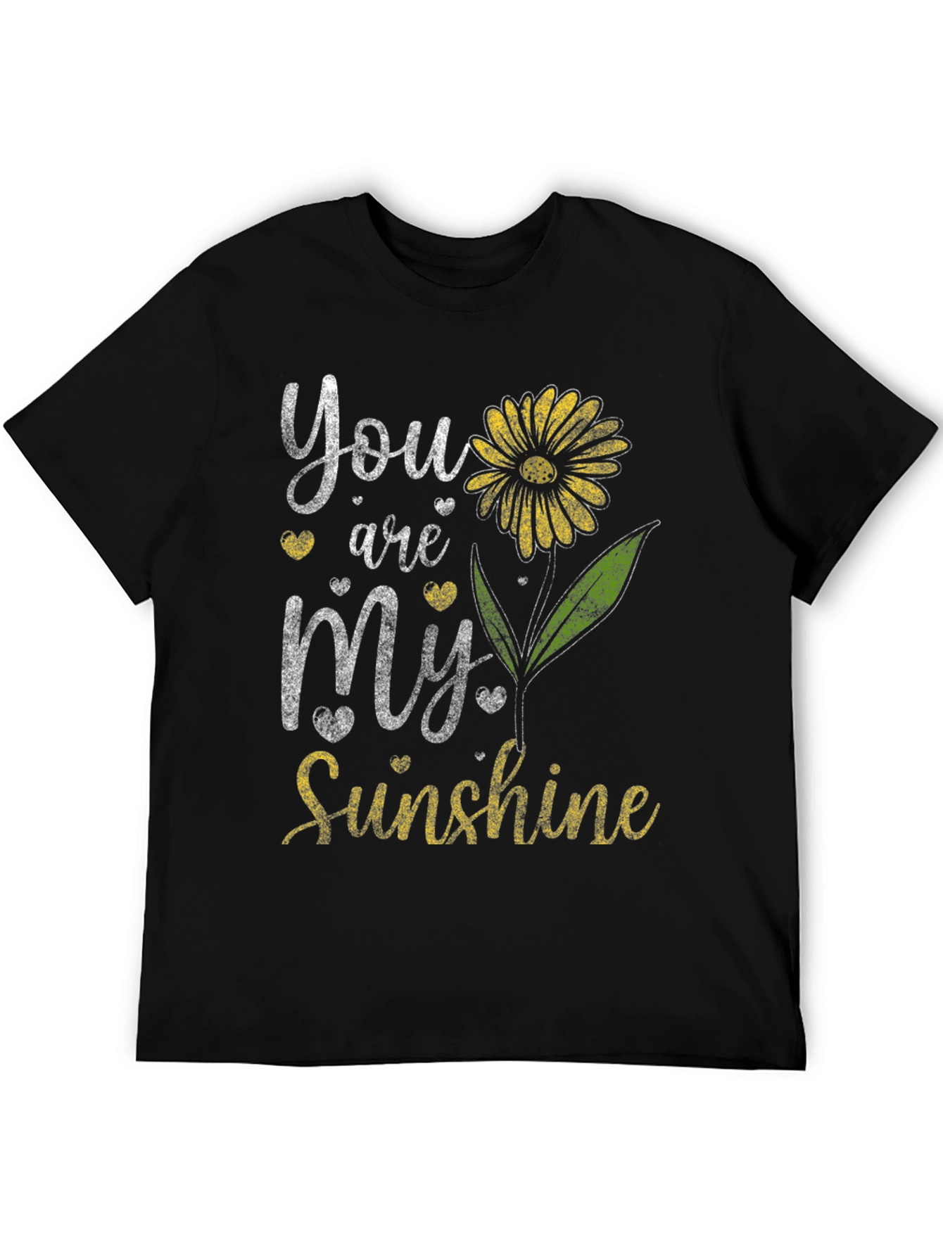 Black You Are My Sunshine Graphic Tee - Black view 5