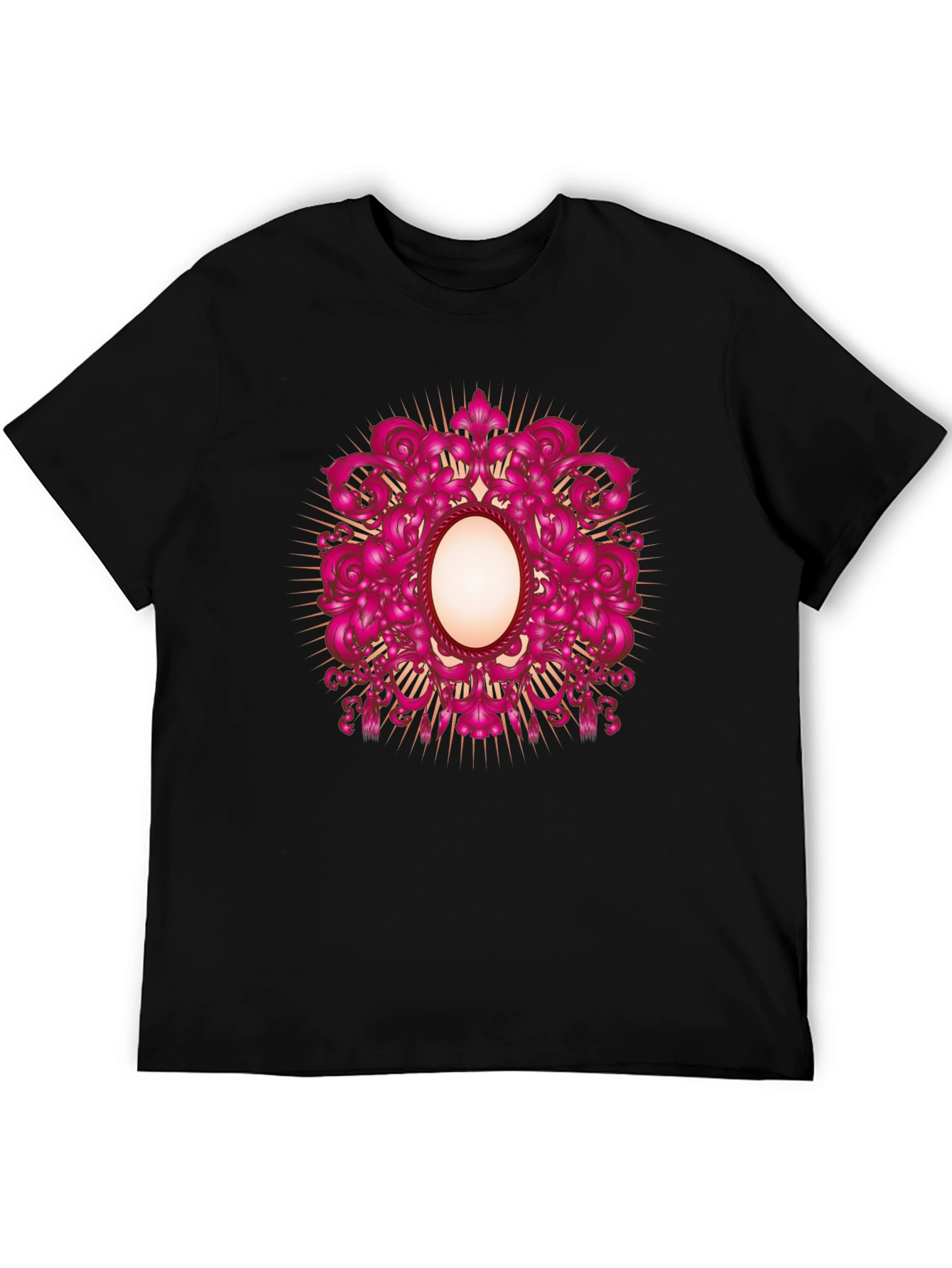 Black Ornate Framed T-Shirt view 5