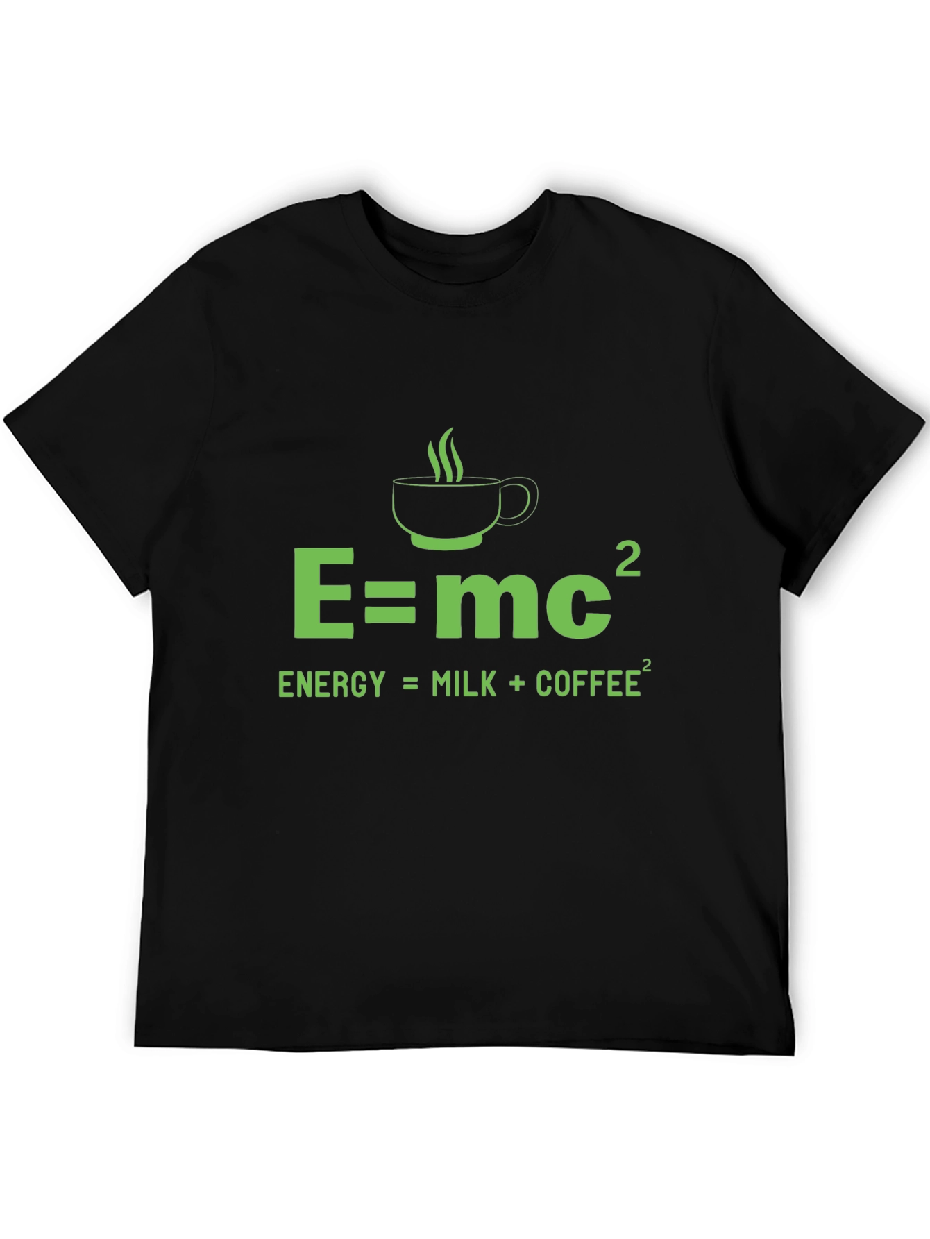 Black Energy = Milk + Coffee² T-Shirt view 5