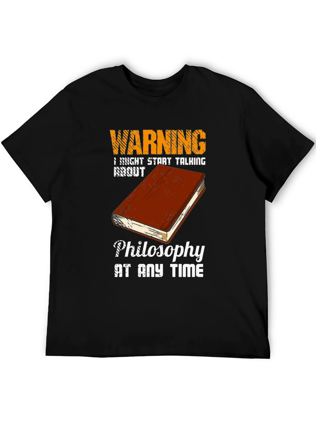 Black Warning Philosophy T-Shirt view 5