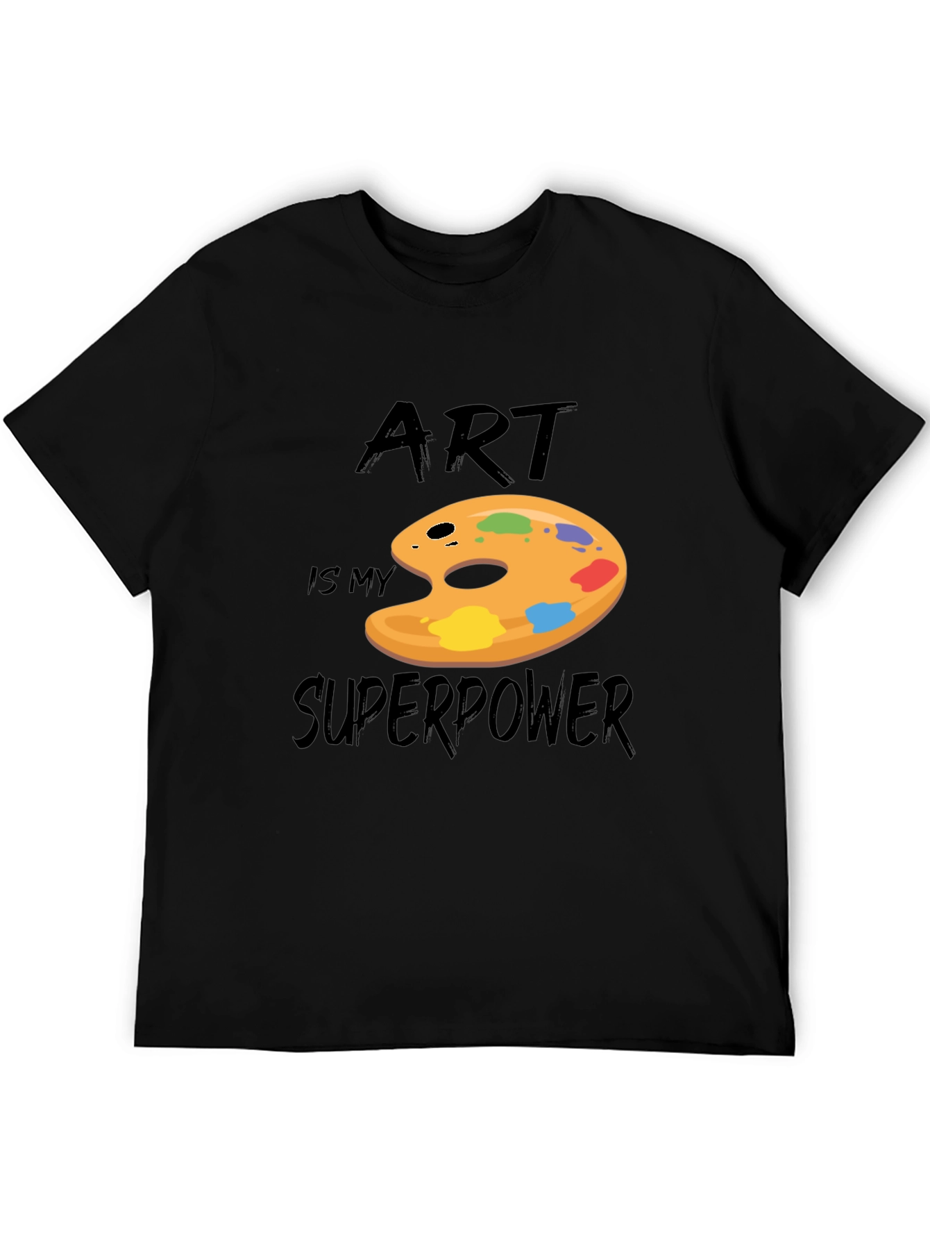Black Art is My Superpower Graphic T-Shirt view 5
