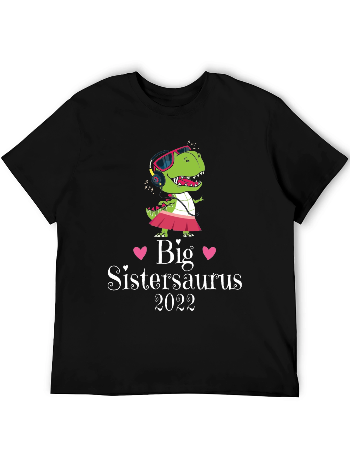 Black Big Sistersaurus 2022 T-Shirt view 5