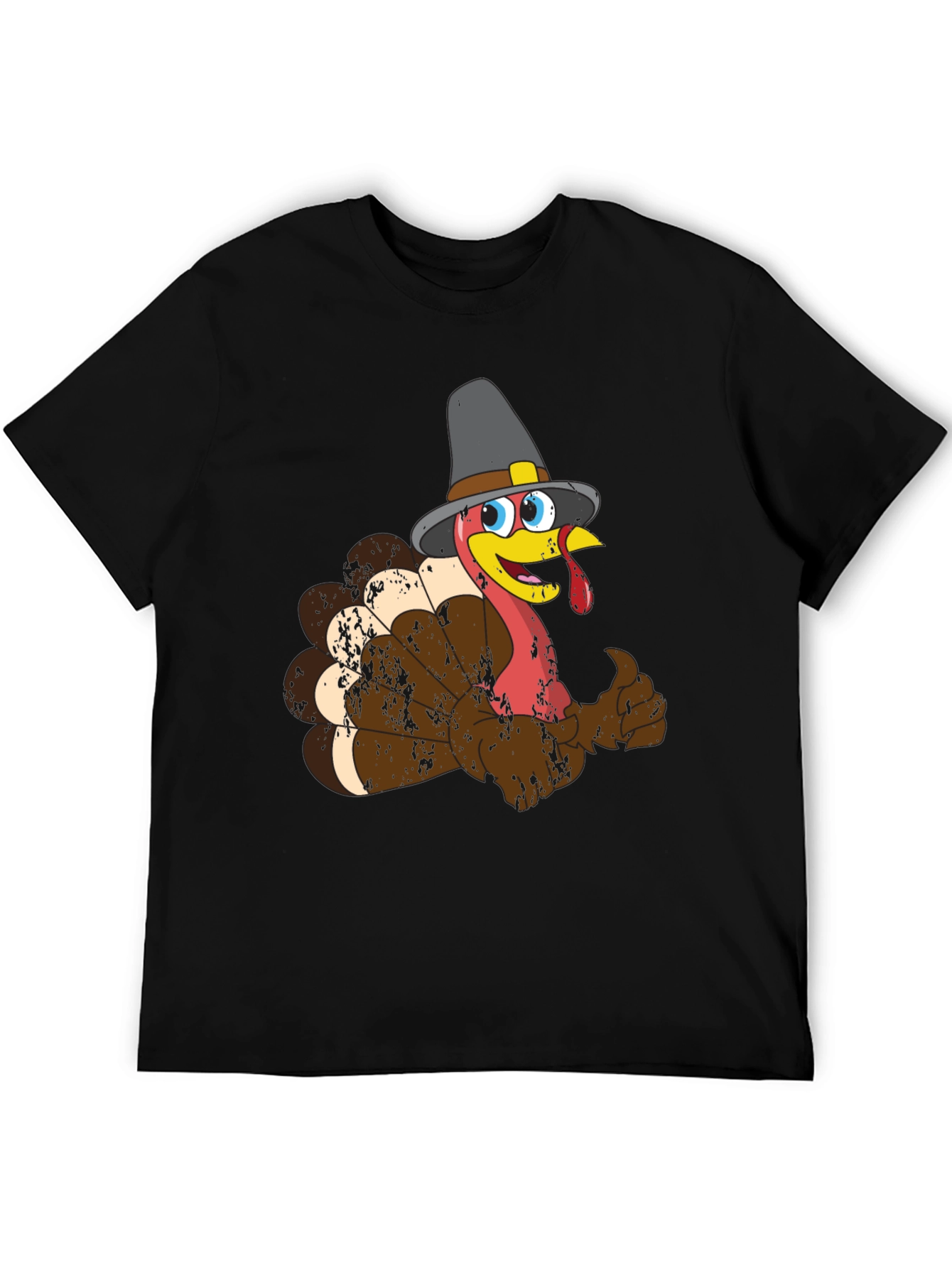 Thanksgiving Turkey Pilgrim T-Shirt - 5