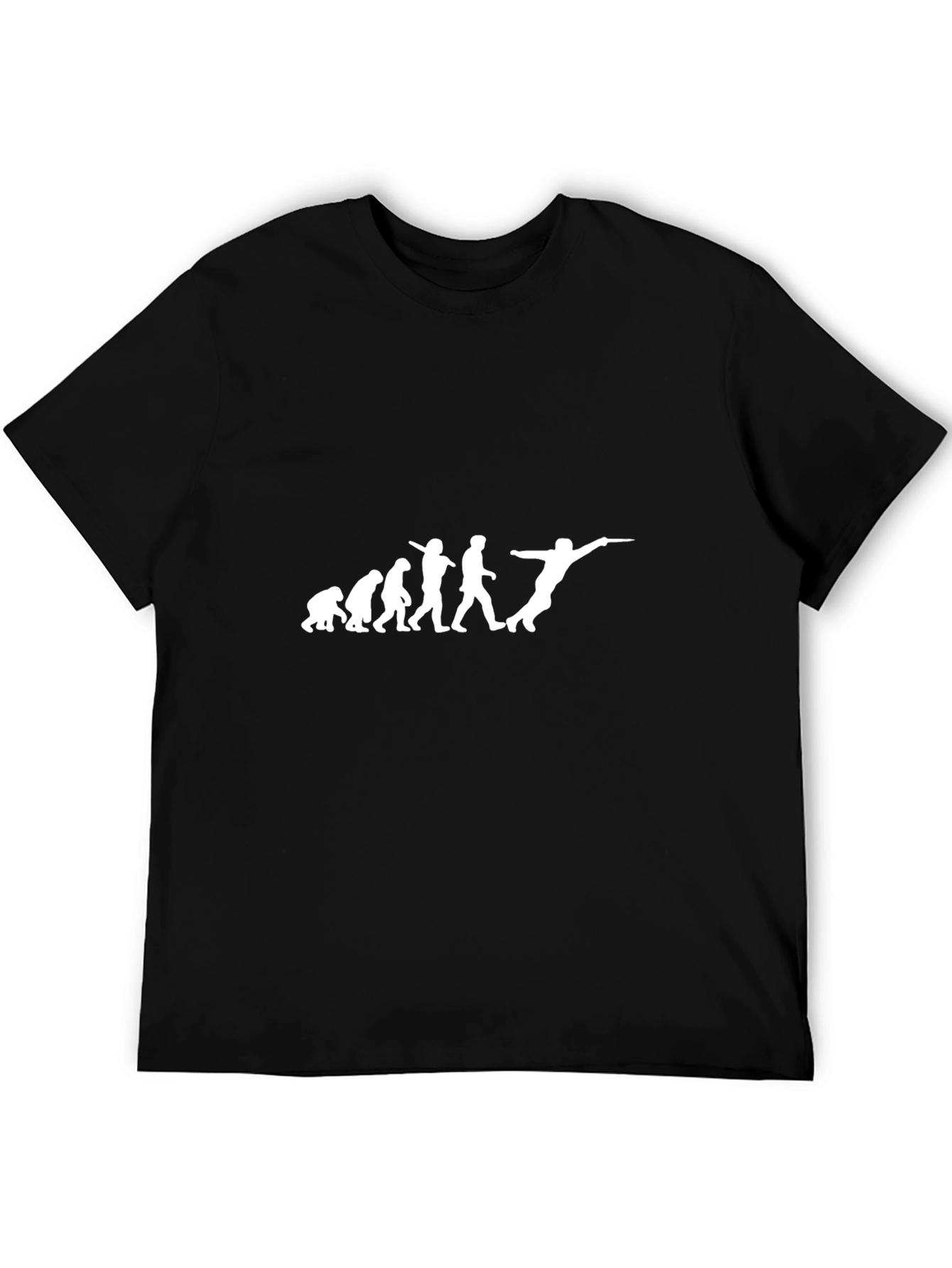 Black Evolution Ultimate Frisbee T-Shirt - Black view 5