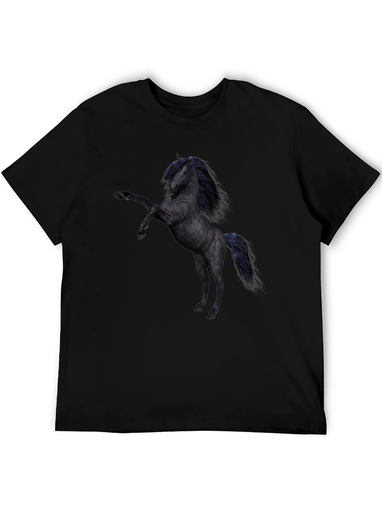 Black Horse Graphic T-Shirt view 5