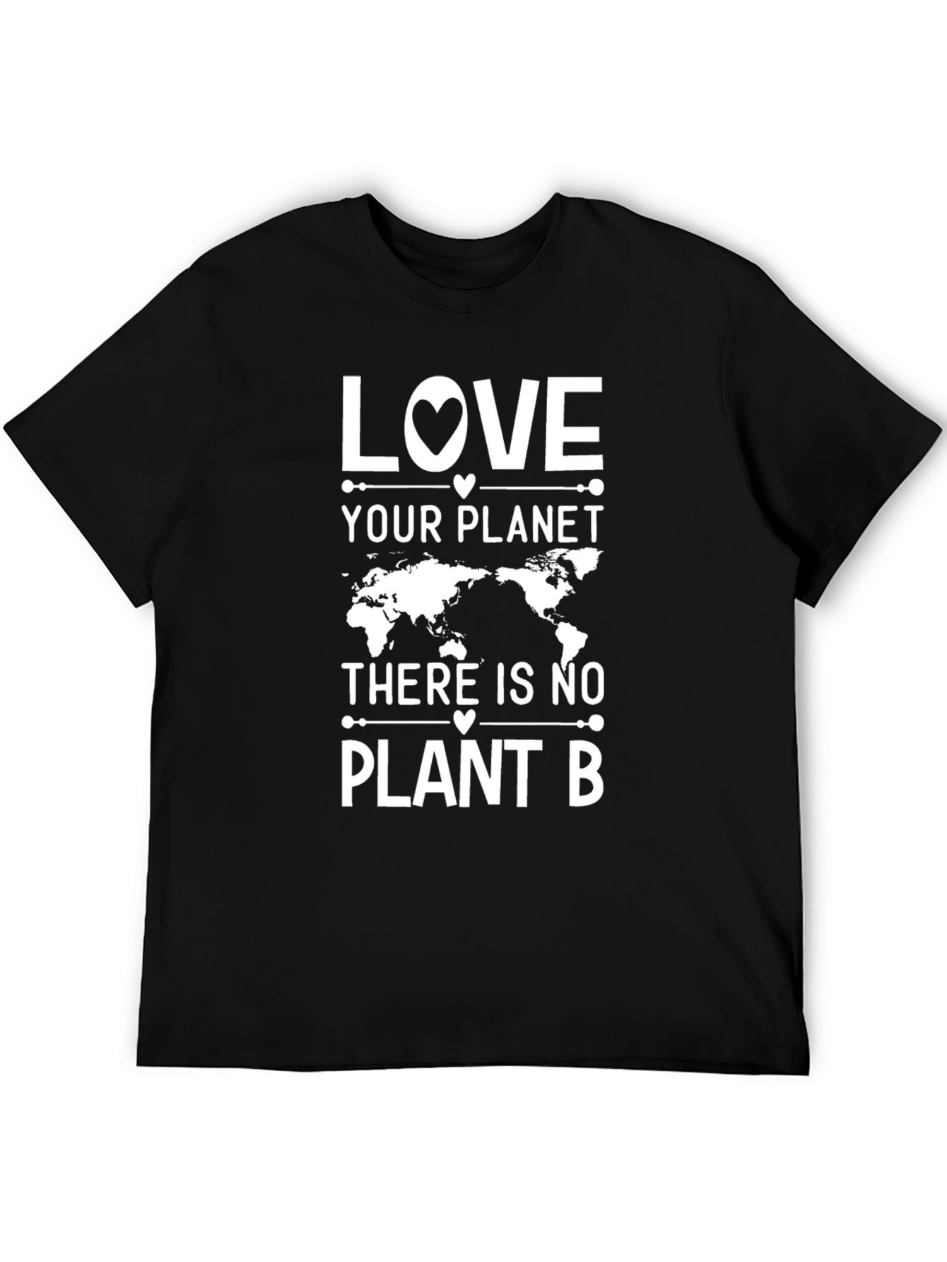 Black Love Your Planet T-Shirt - No Planet B - Earth Day Tee view 5