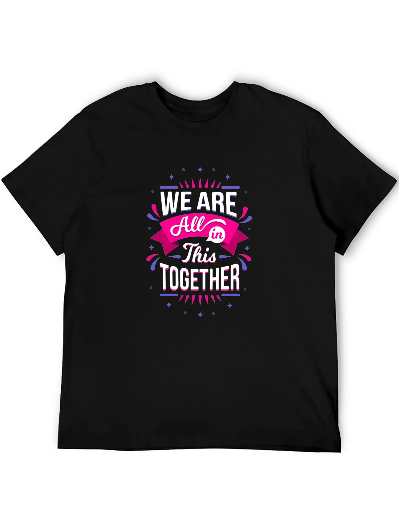 Black We Are All in This Together Graphic T-Shirt view 5