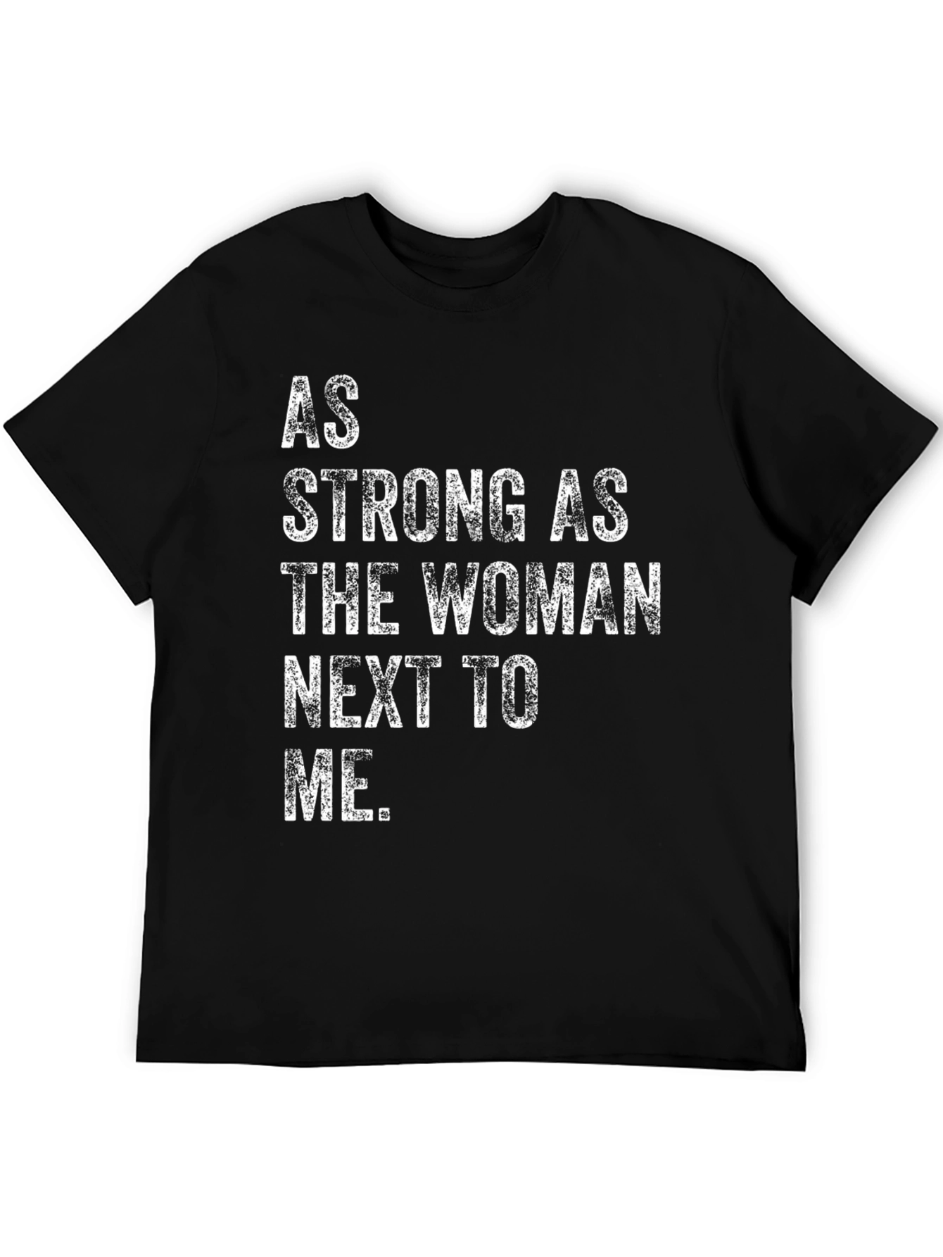 Black Strong Woman Graphic Tee - Empowering Message view 5