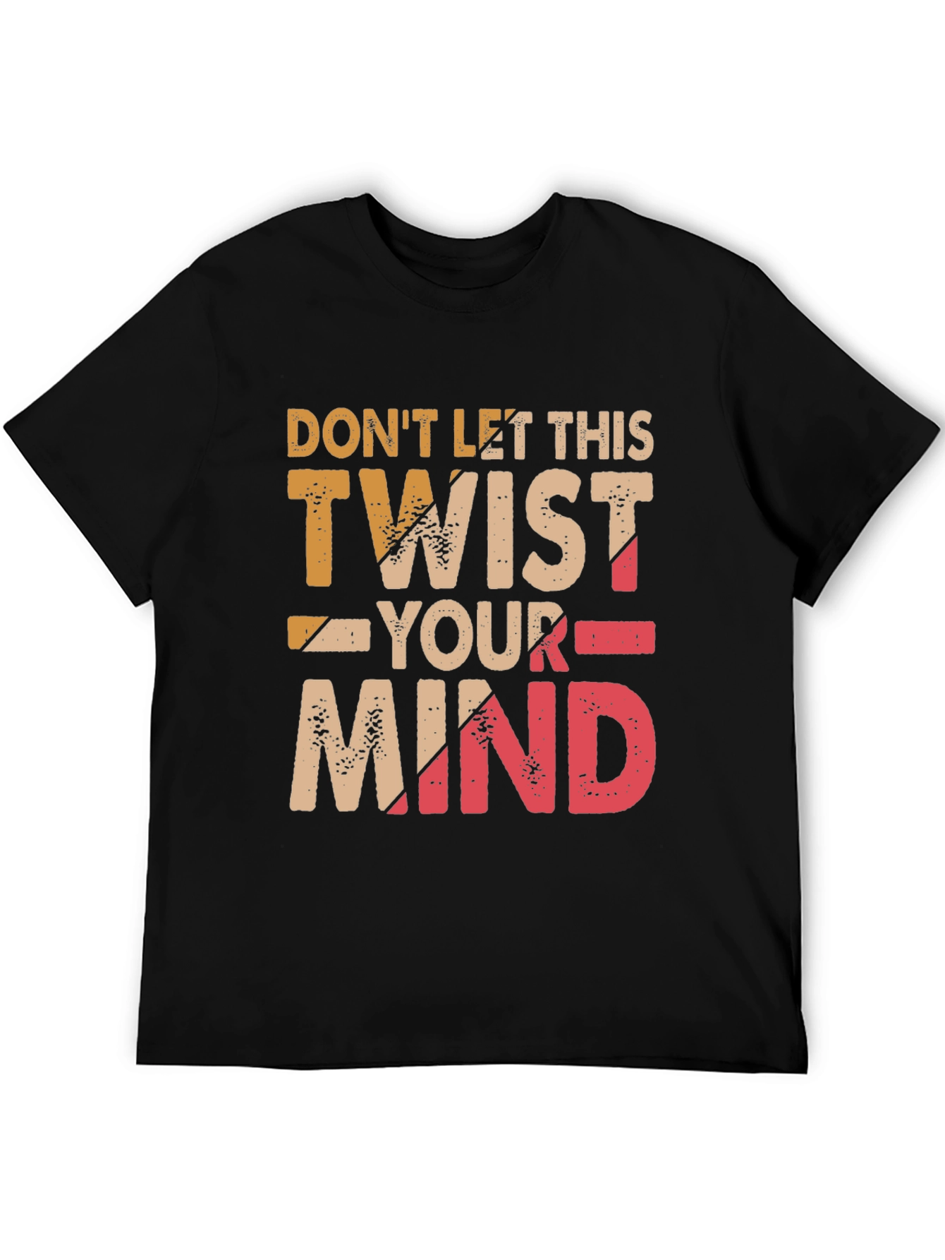 Black Don't Let This Twist Your Mind Graphic Tee view 5