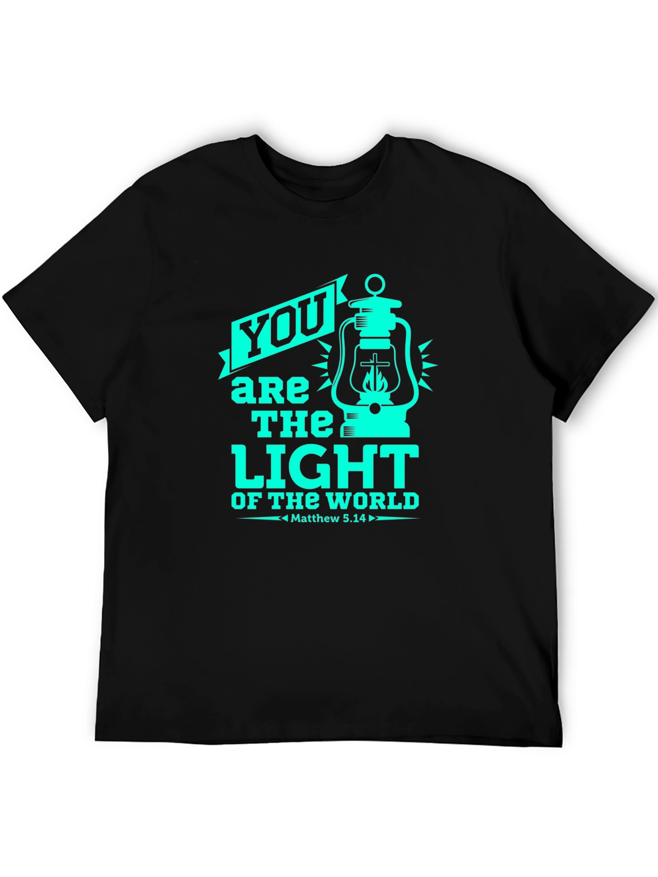 Black You Are The Light T-Shirt view 5
