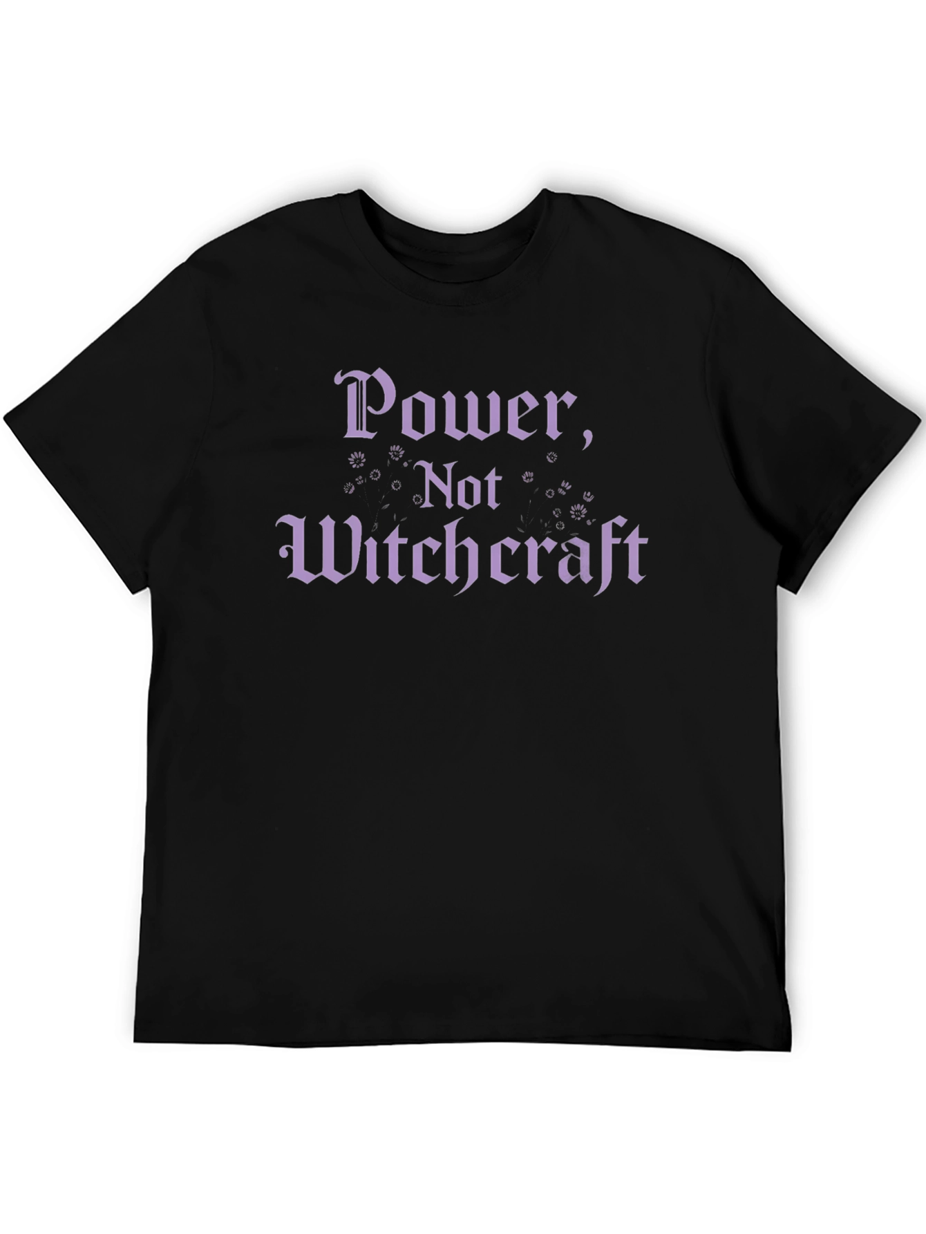 Black Power, Not Witchcraft T-Shirt - Black Graphic Tee view 5