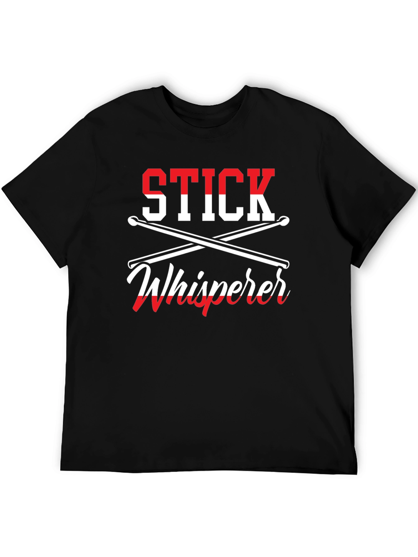 Stick Whisperer Drummer T-Shirt - Music Lover Gift - 5