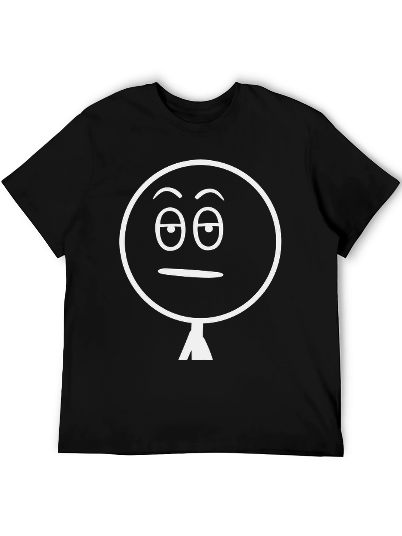 Black Sarcastic Mood Black T-Shirt - Funny Graphic Tee view 5