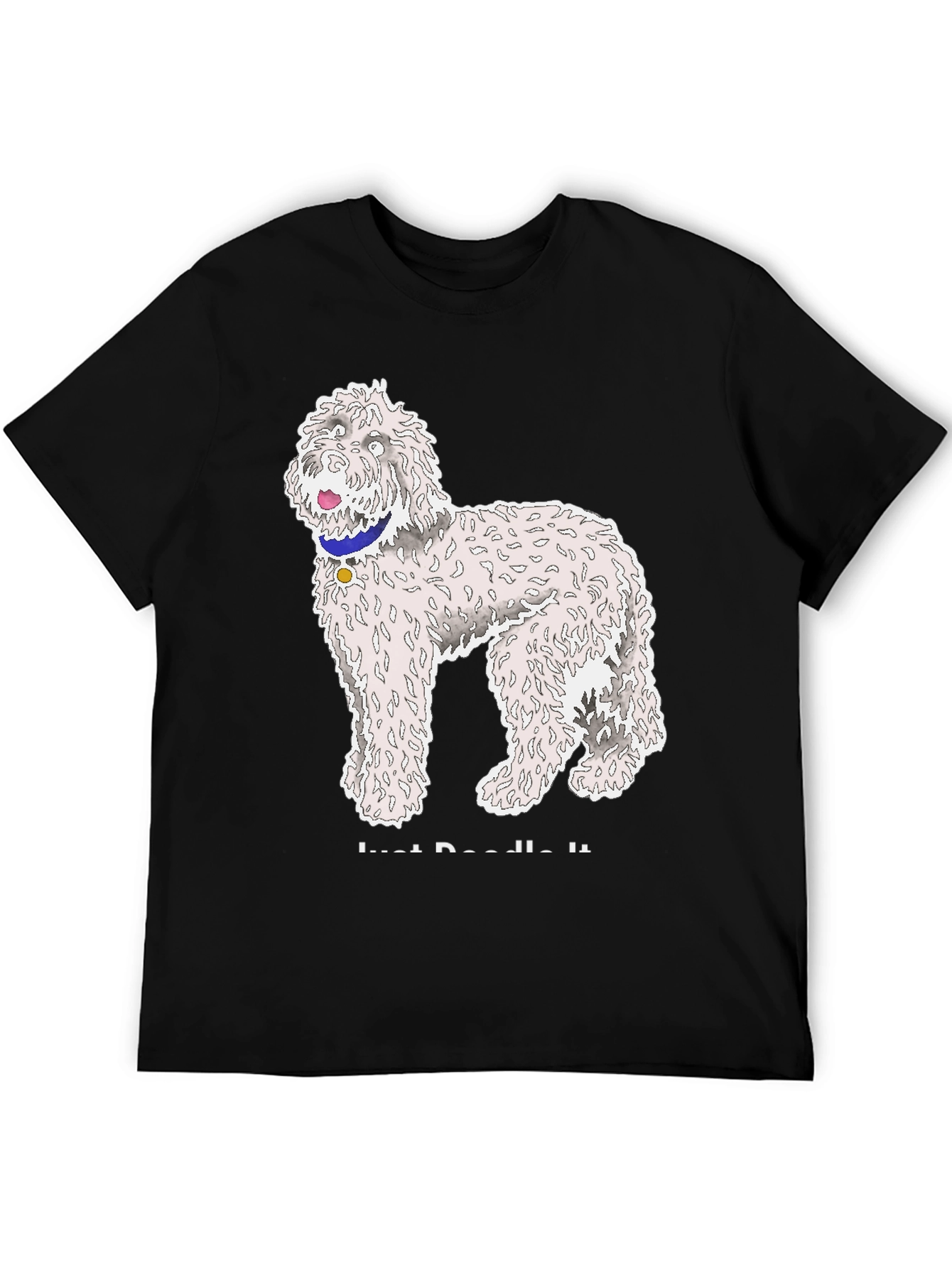 Black Just Doodle It T-Shirt view 5