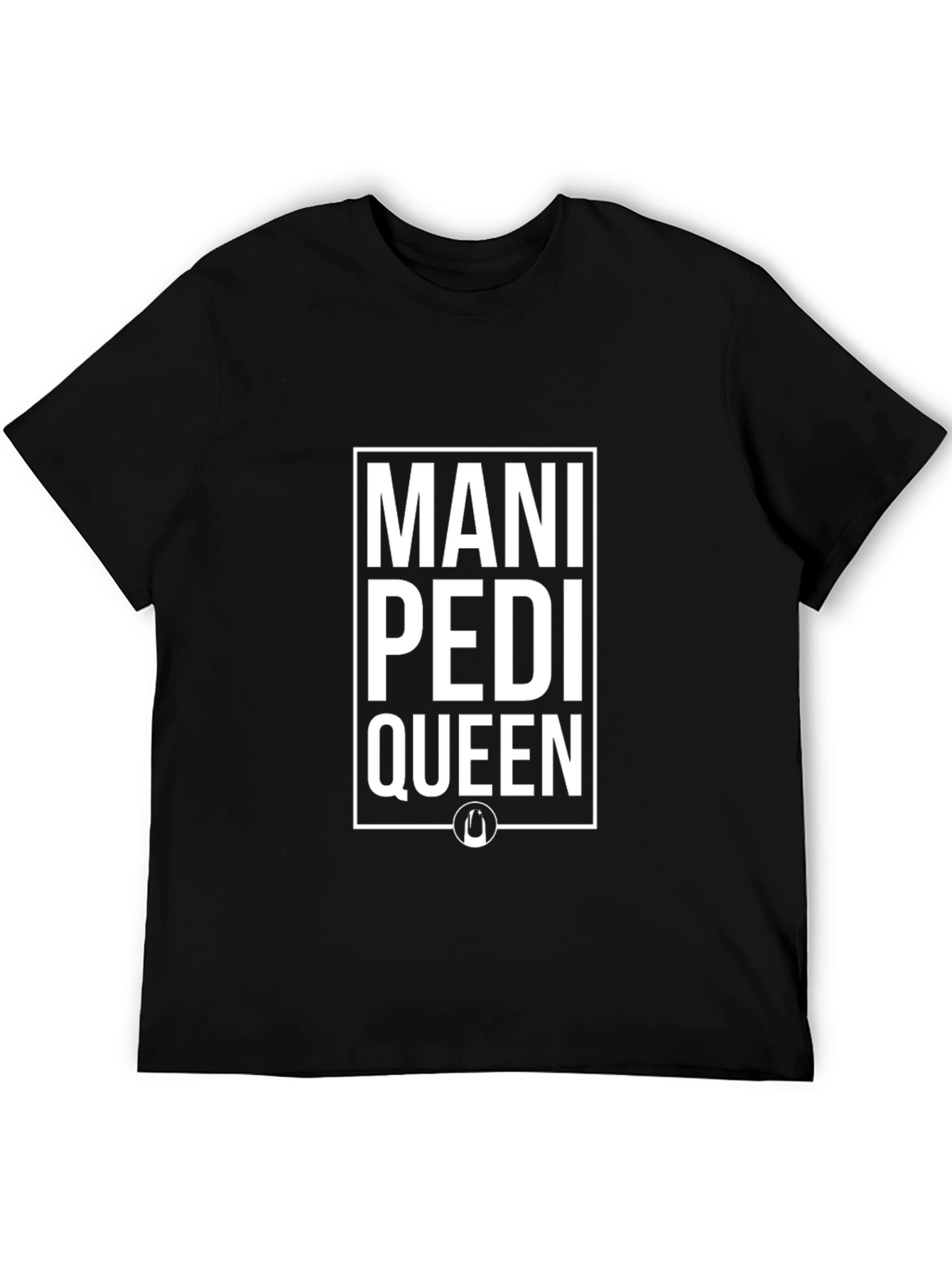 Black Mani Pedi Queen Black T-Shirt view 5