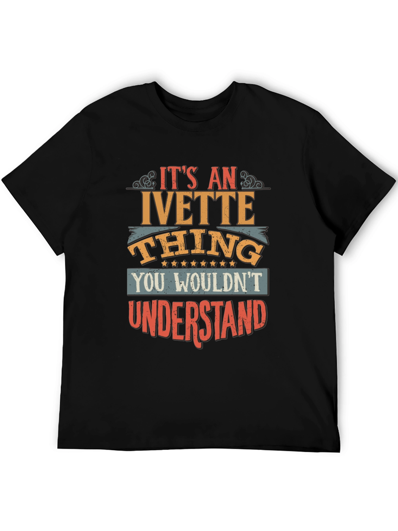 Black It's An Ivette Thing T-Shirt view 5