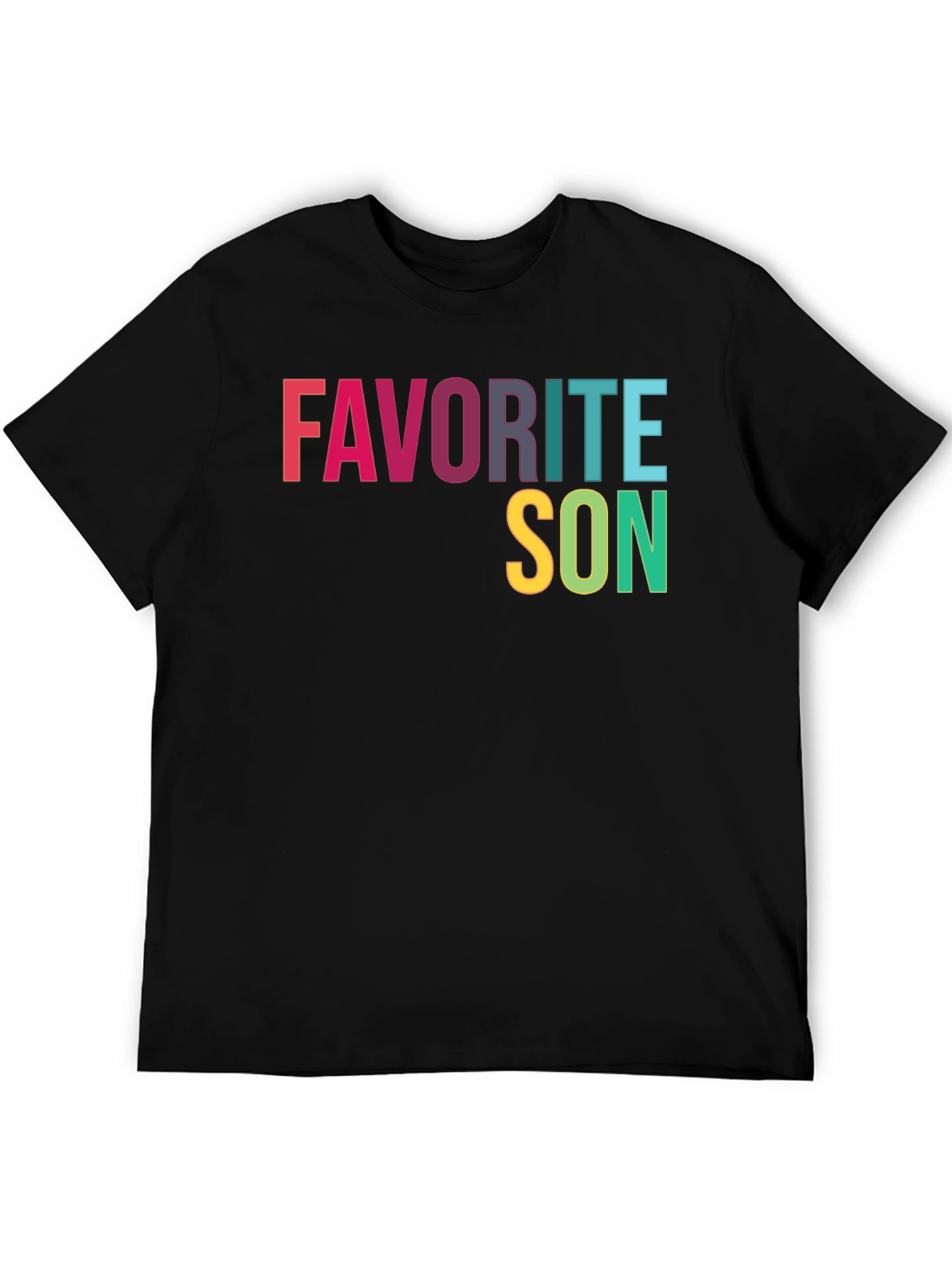 Black Favorite Son Graphic T-Shirt - Soft Cotton Blend view 5
