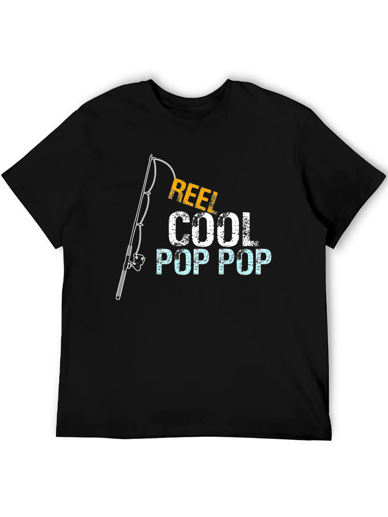 Black Reel Cool Pop Pop Black Graphic T-Shirt view 5
