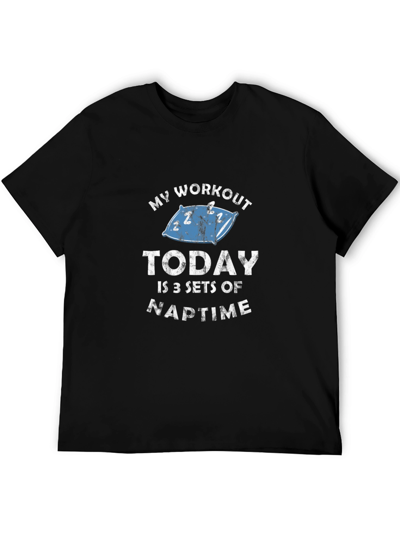 Black Naptime Workout Graphic Tee view 5