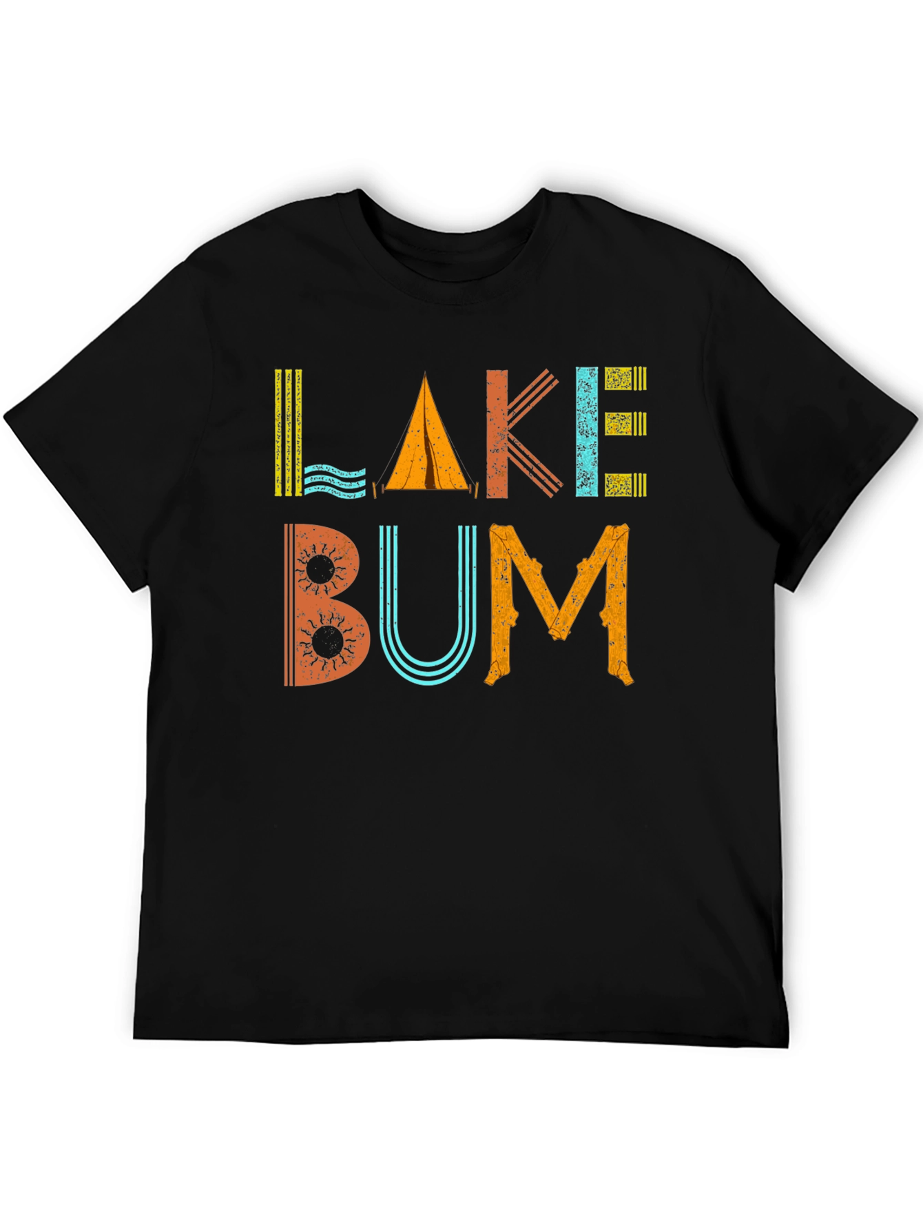 Black Lake Bum Graphic Tee - Camping & Outdoor Fun view 5