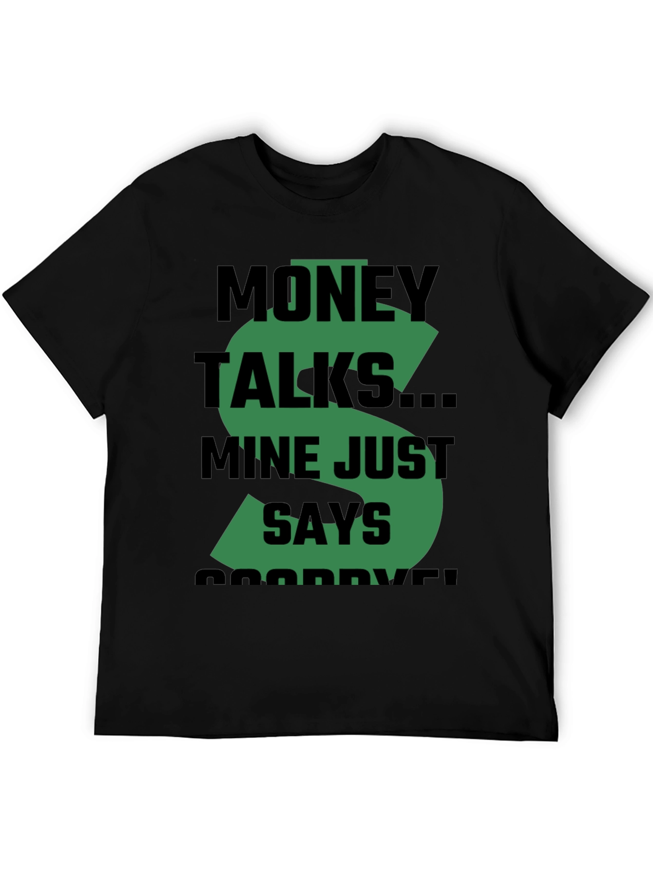 Black Money Talks Graphic T-Shirt view 5
