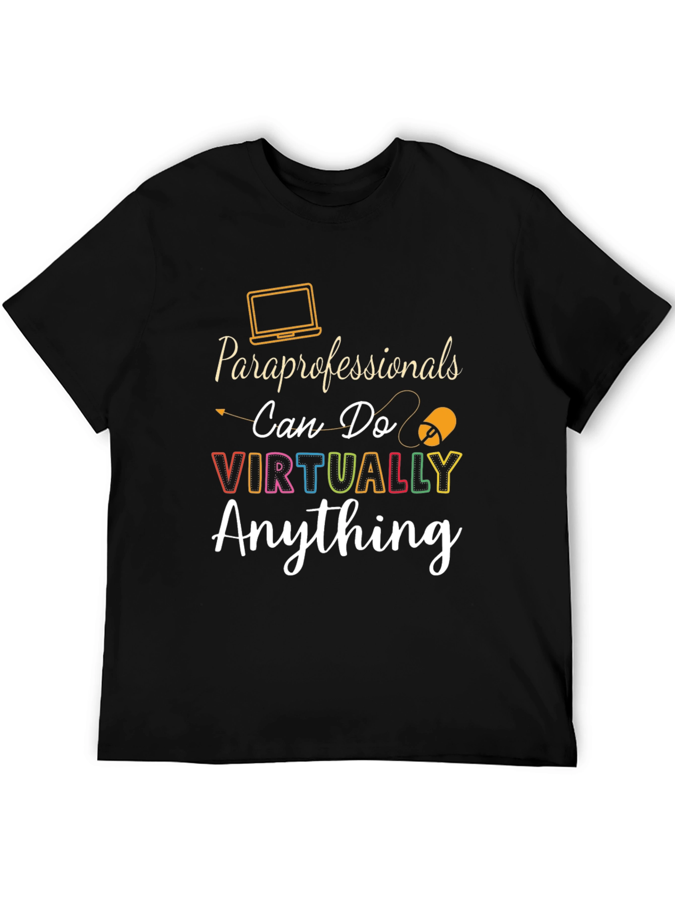 Black Paraprofessionals Can Do Virtually Anything T-Shirt view 5