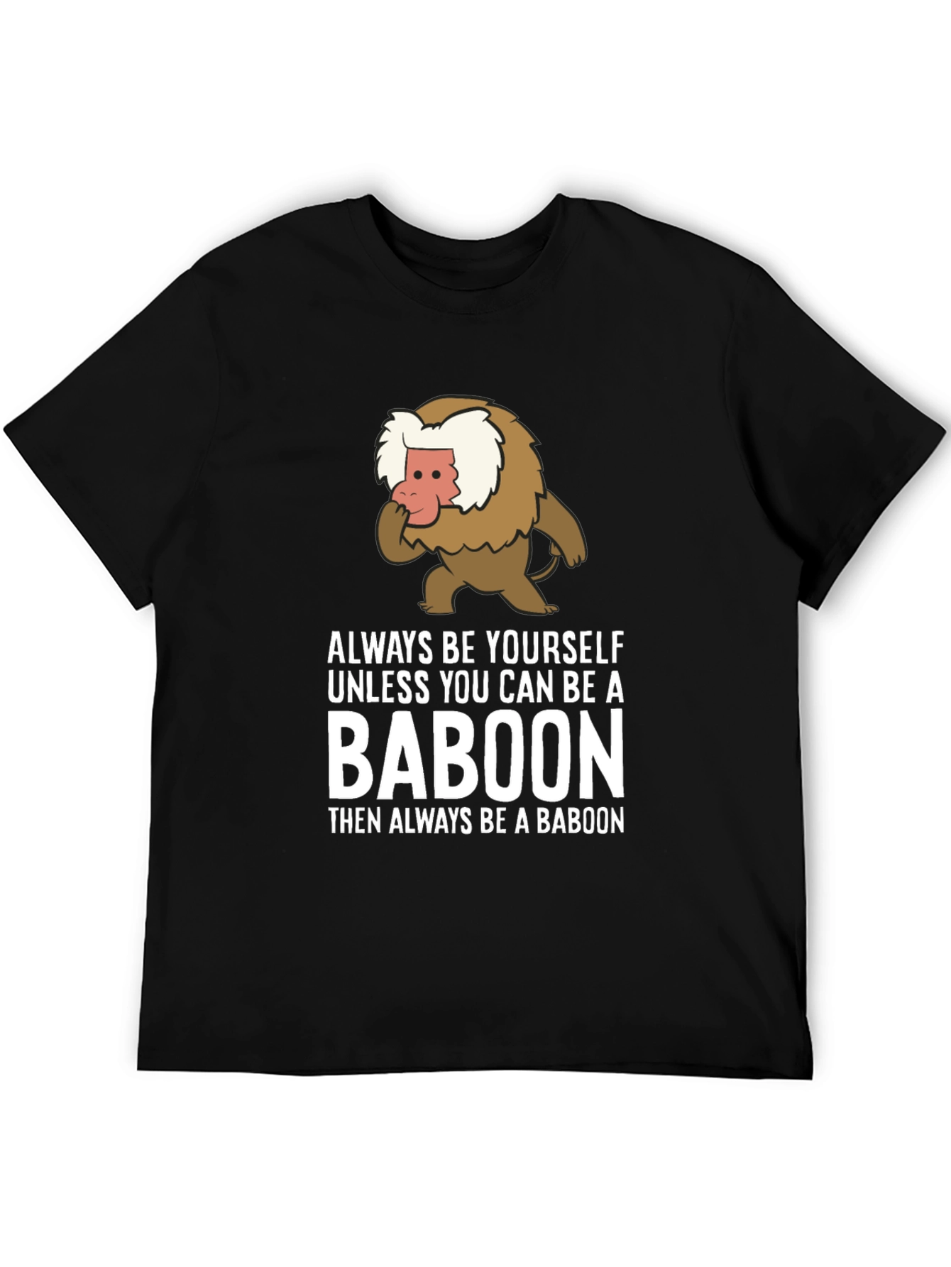 Black Baboon Graphic Tee - Always Be Yourself view 5