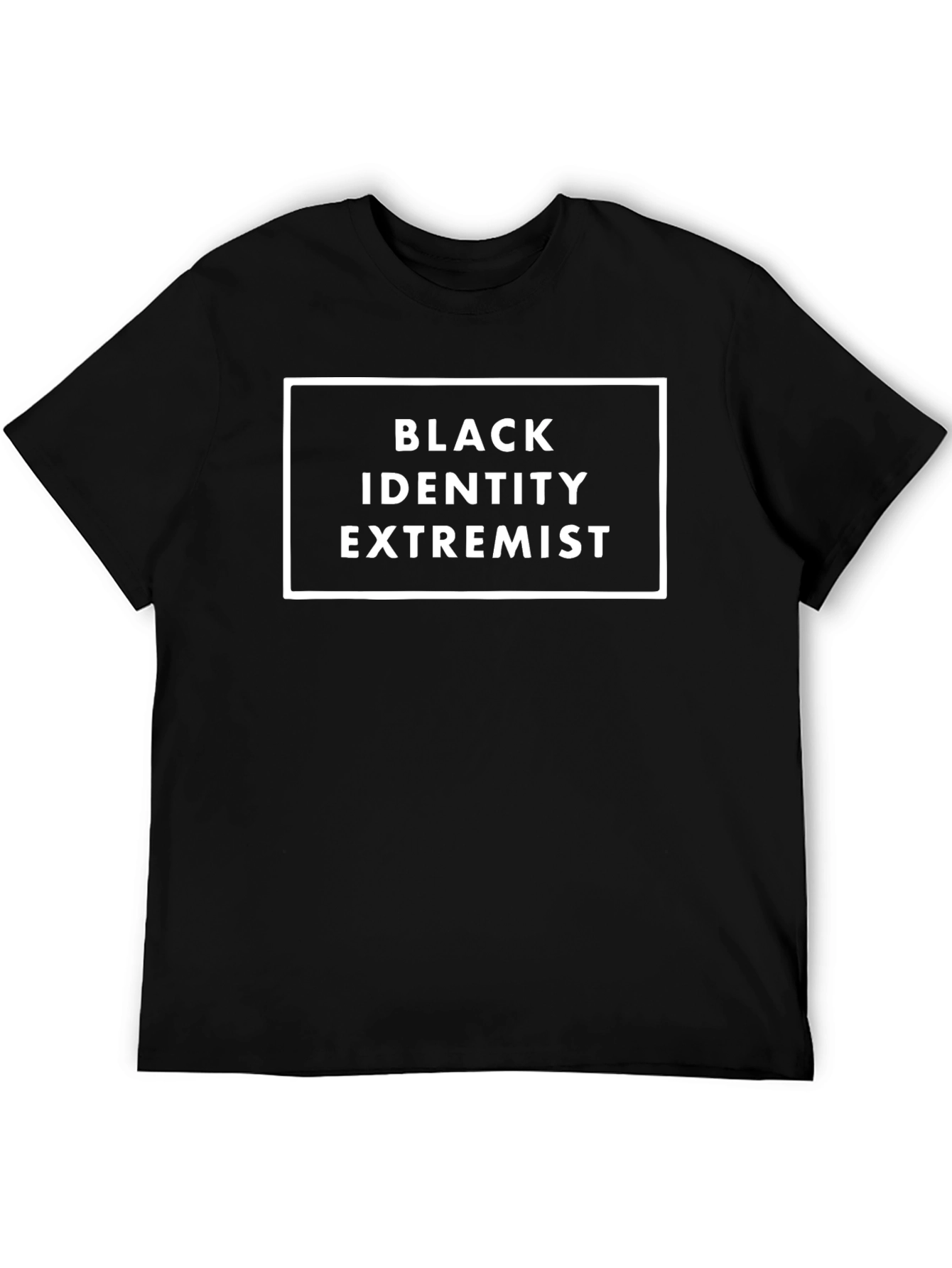 Black Black Identity Extremist Graphic T-Shirt view 5