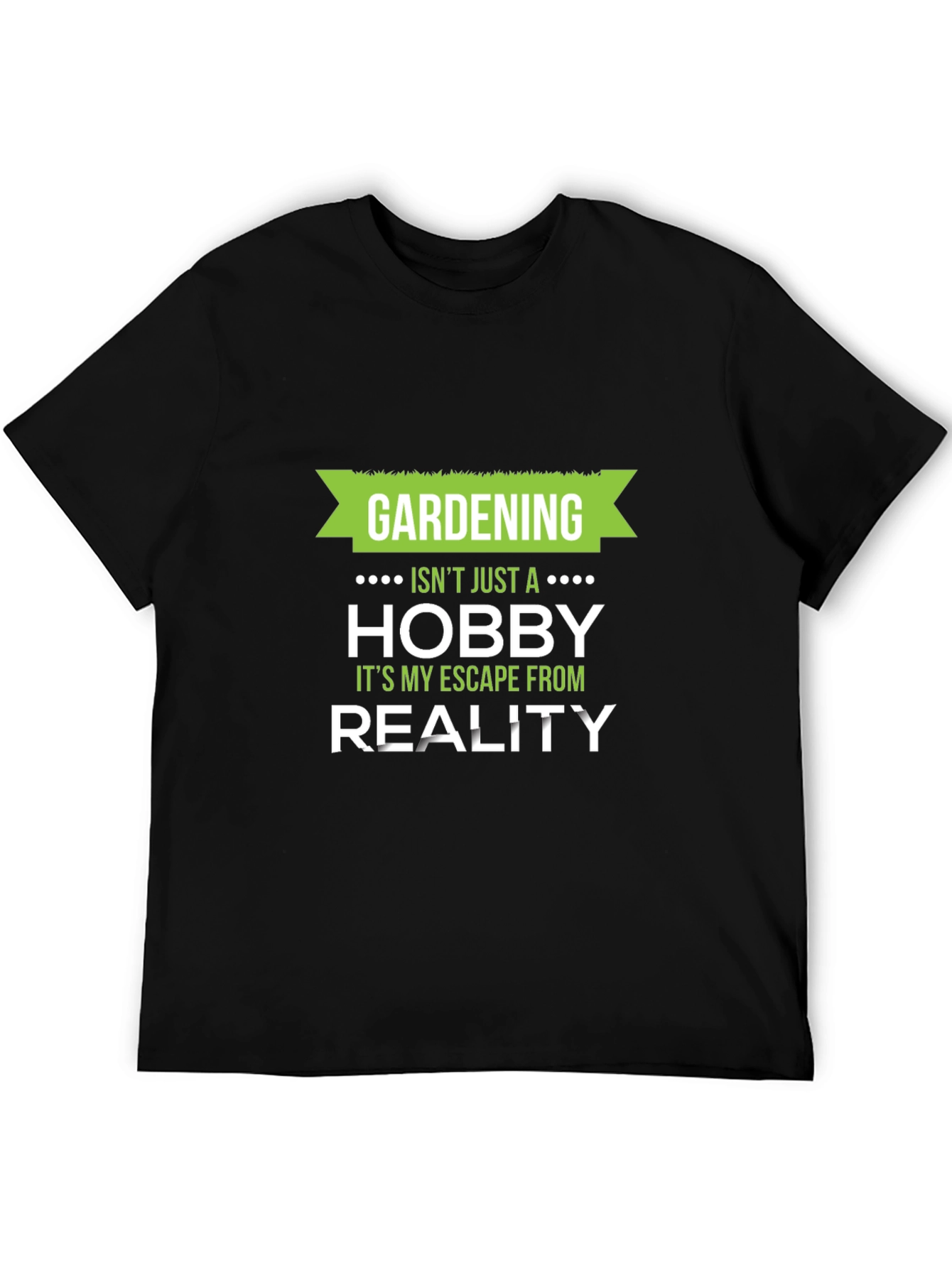 Black Gardening Escape T-Shirt - Hobbyist Apparel view 5