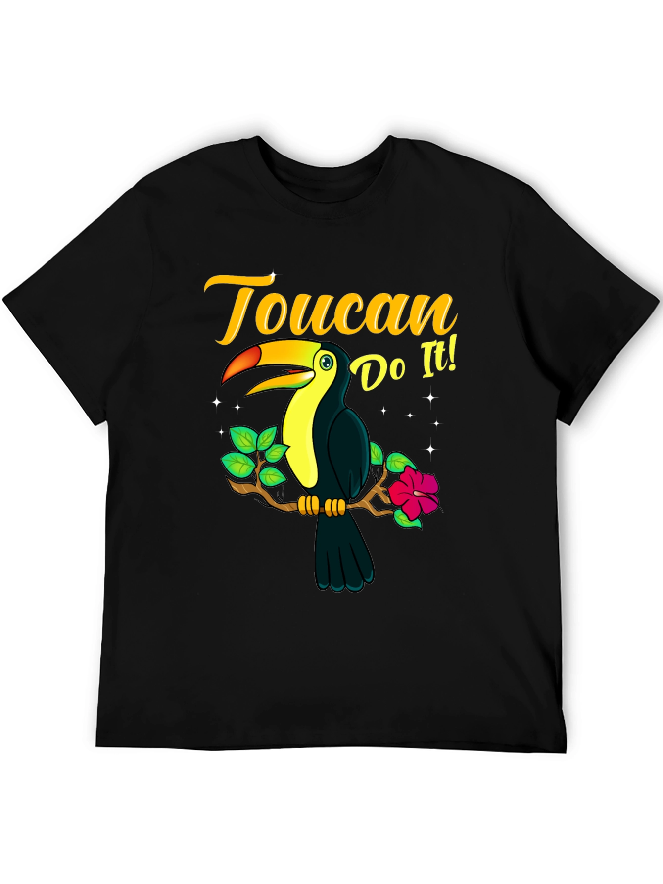 Black Toucan Do It! Graphic T-Shirt view 5
