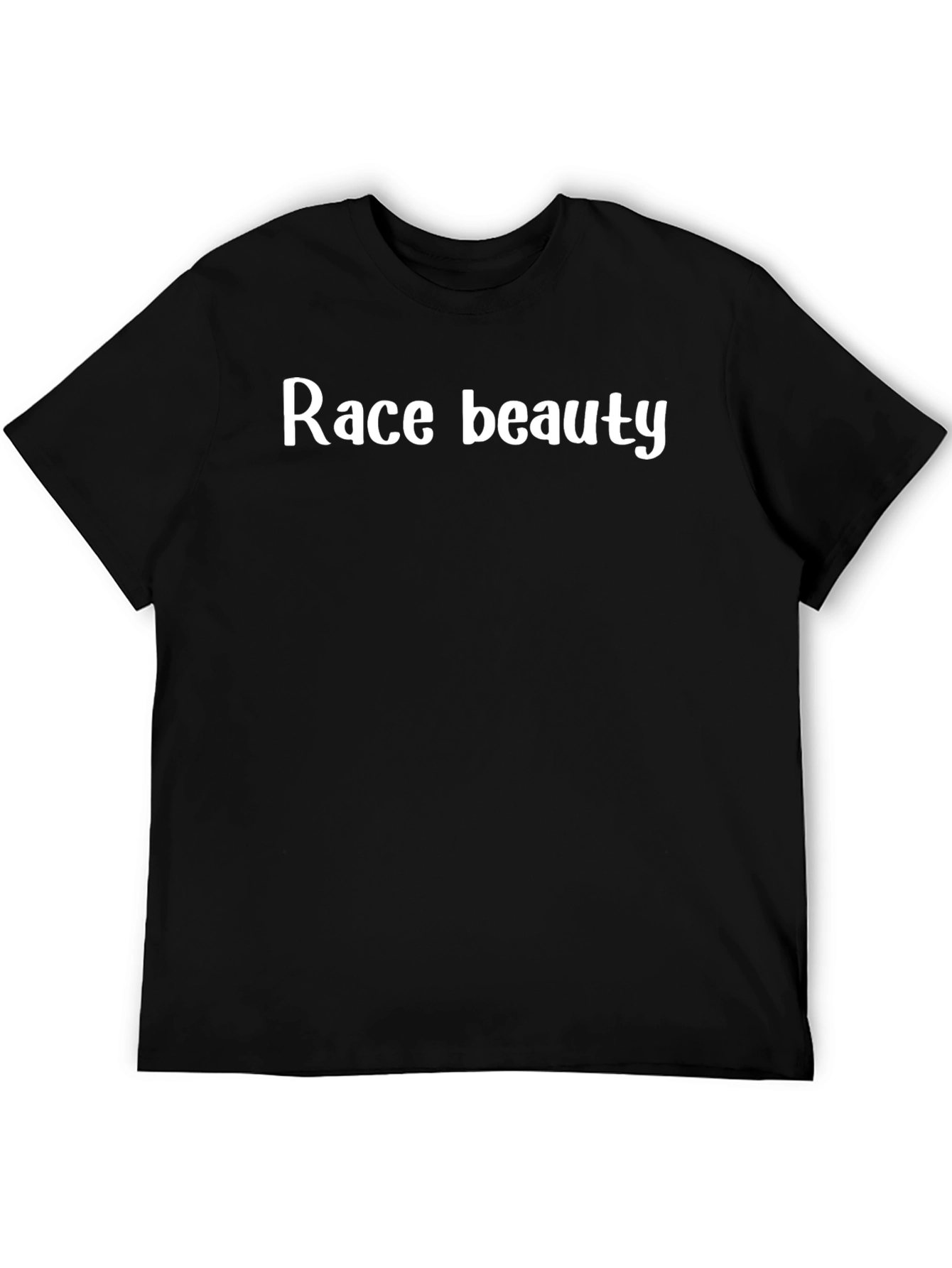 Black Race Beauty Graphic Tee - Soft Cotton T-Shirt view 5