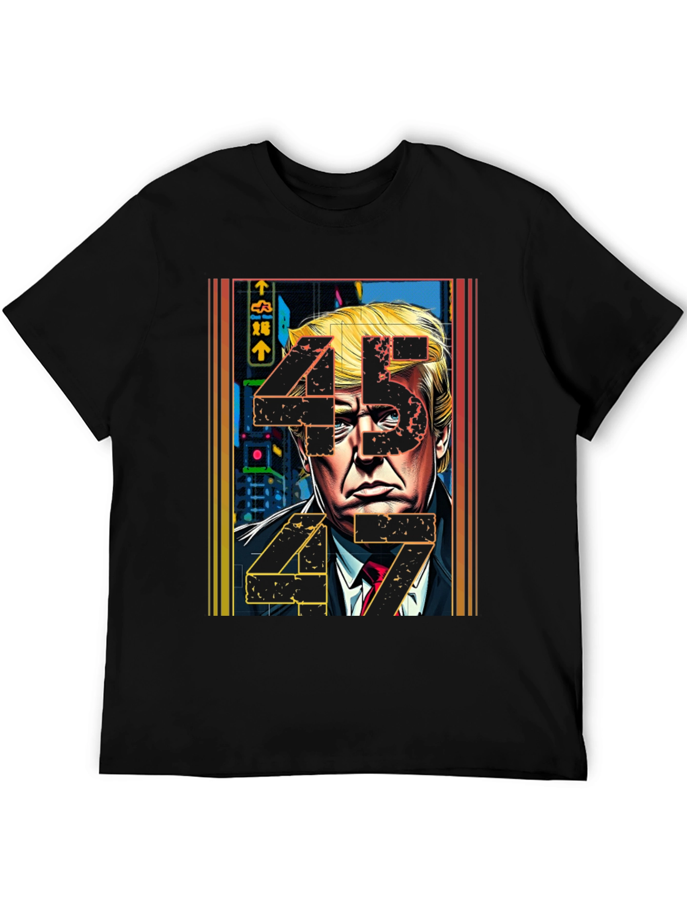 Black 45 47 Graphic Tee view 5