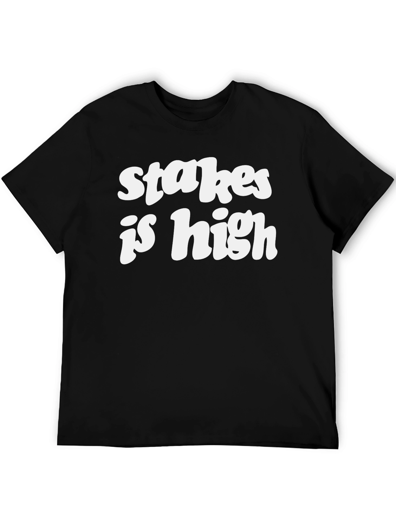 Black Stakes Is High Graphic Tee - Black view 5