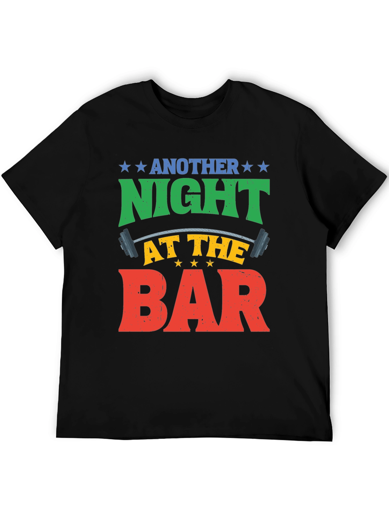 Black Another Night at the Bar Workout T-Shirt view 5
