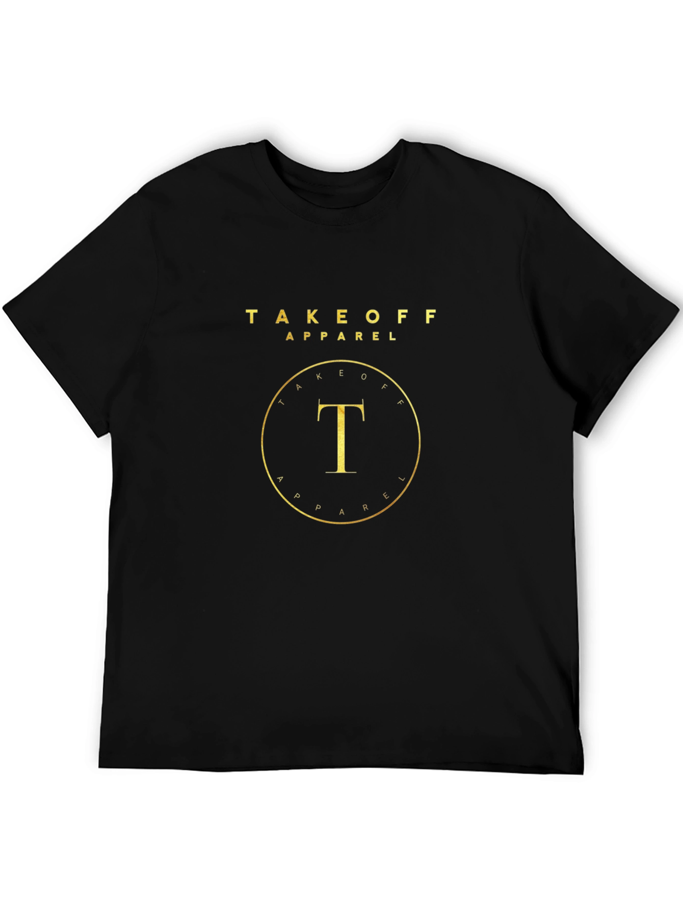 Black Takeoff Apparel Black T-Shirt view 5