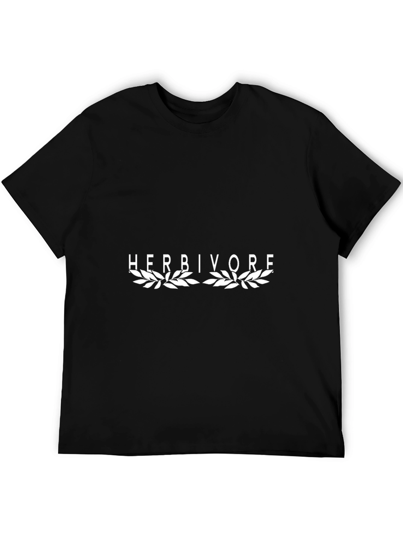 Black Herbivore Graphic Tee - Black Unisex T-Shirt view 5