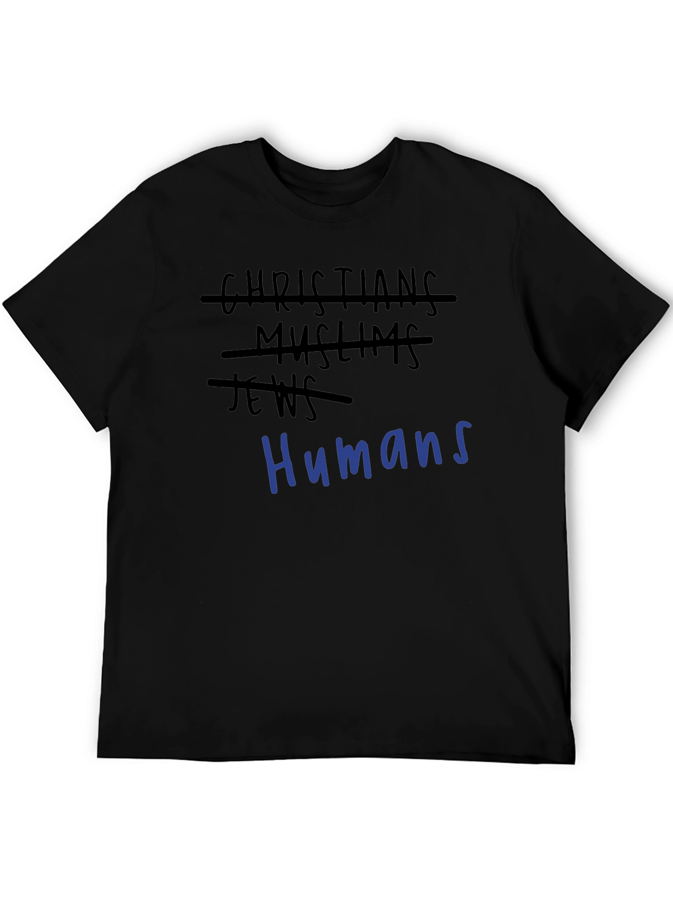 Black Humans T-Shirt - Unity Design view 5