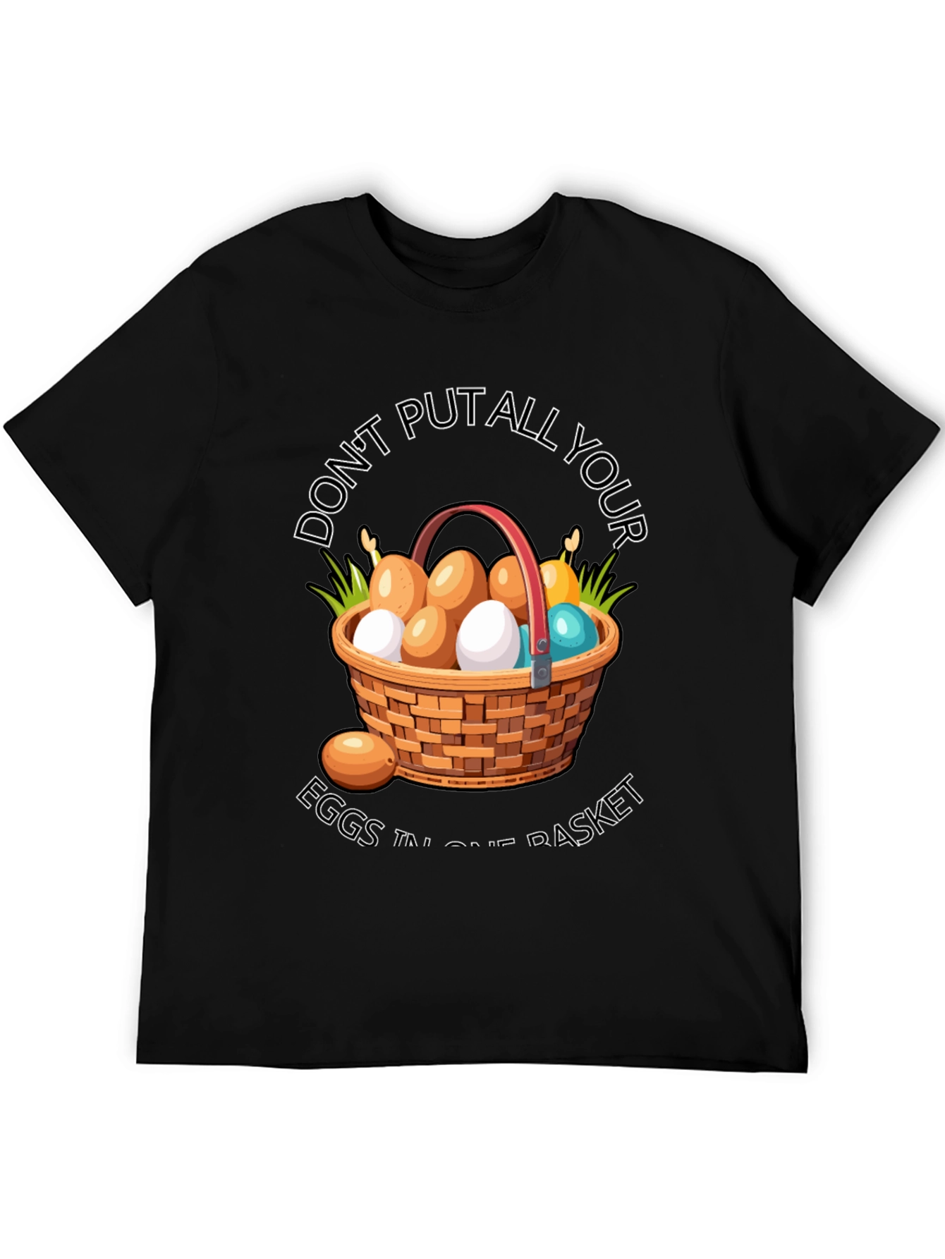 Black Don't Put All Your Eggs T-Shirt view 5
