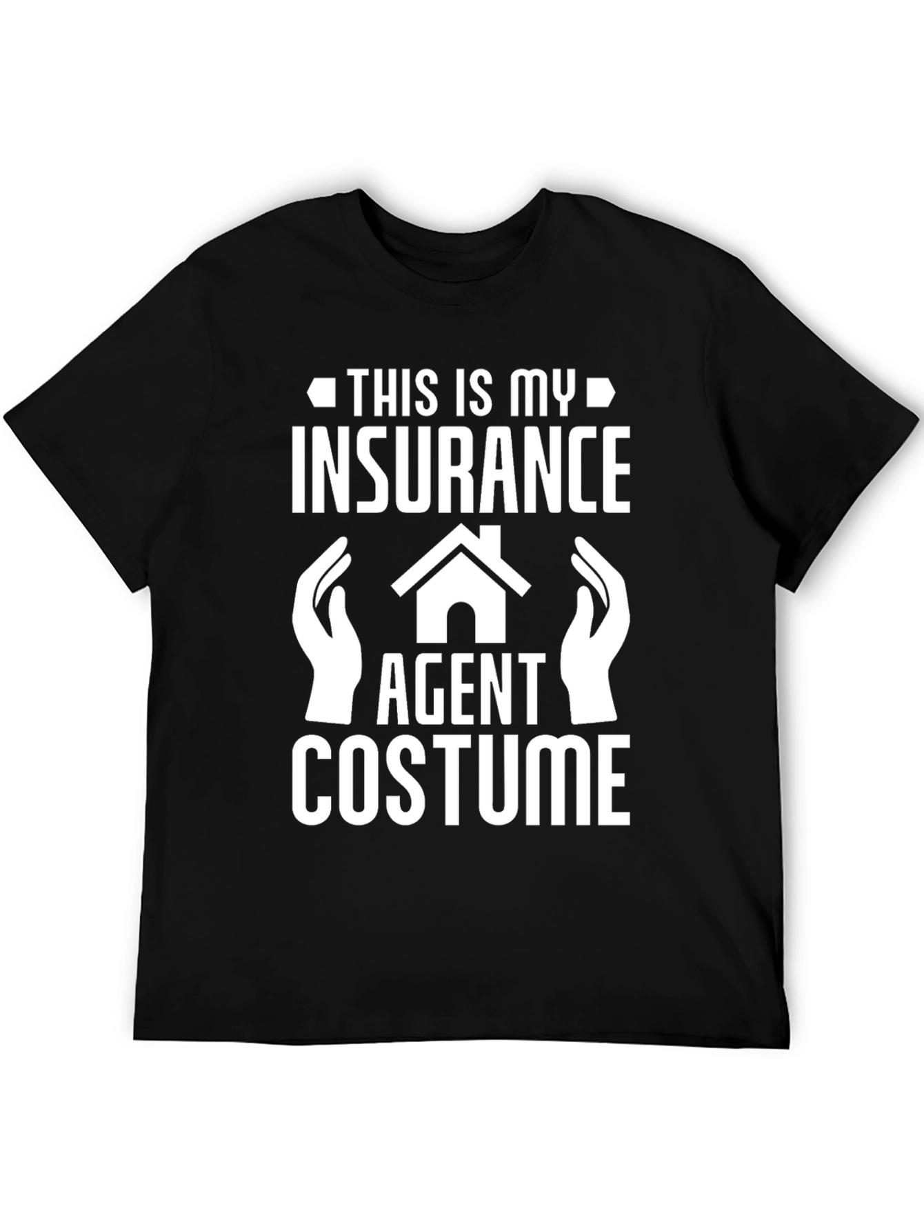 Black Insurance Agent Costume T-Shirt view 5