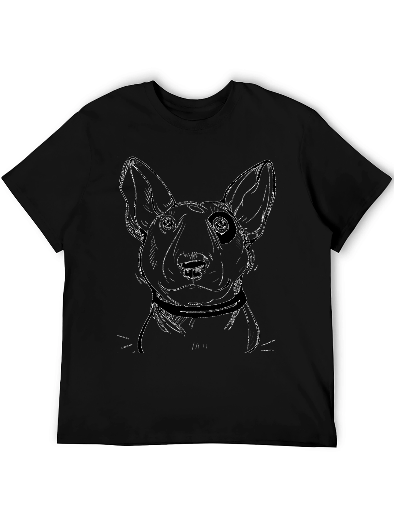 Black Dog Graphic Black T-Shirt view 5