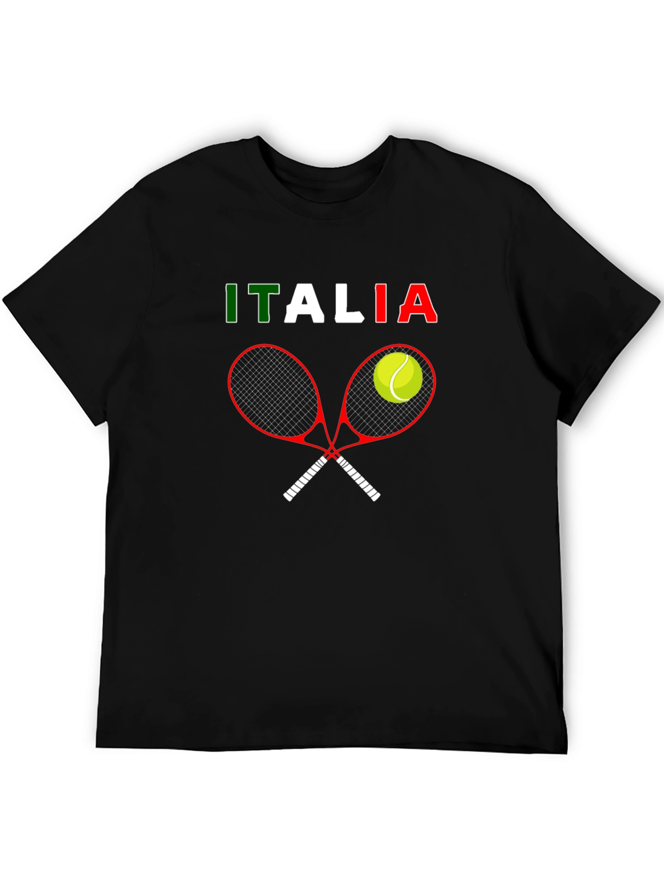 Italia Tennis T-Shirt - Fun Graphic Tee - 5