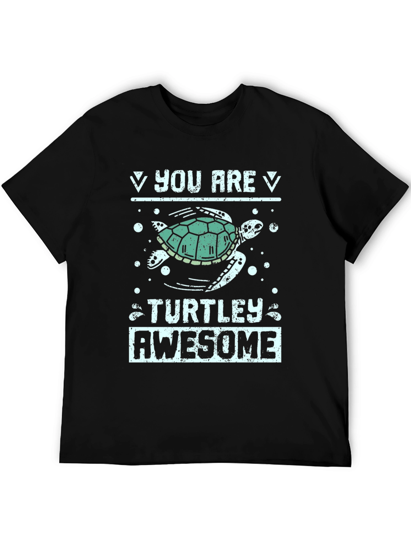 Black Turtley Awesome Graphic Tee view 5