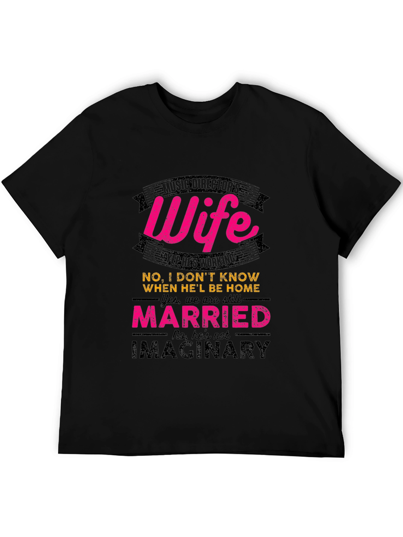 Black Music Director's Wife T-Shirt view 5