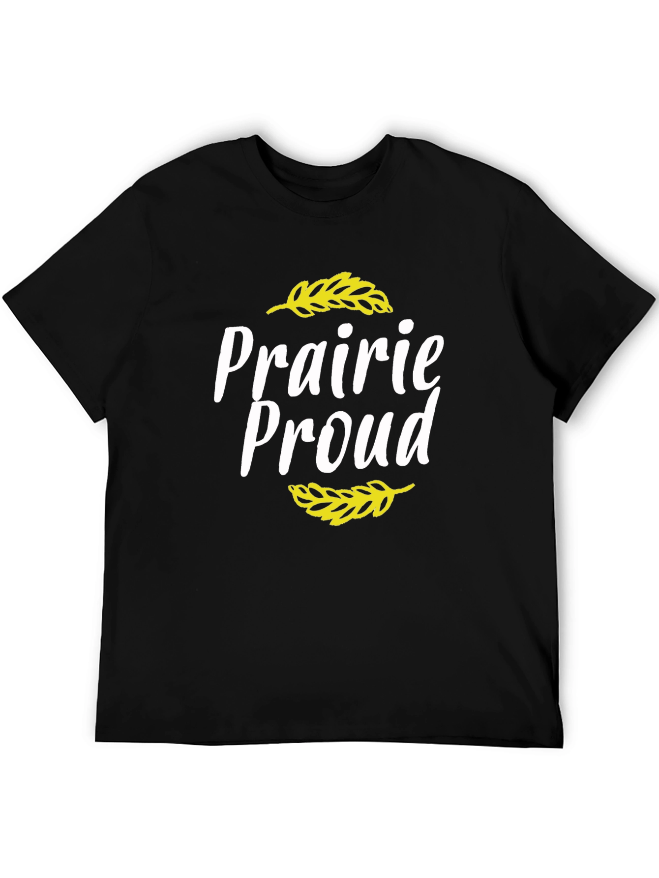 Black Prairie Proud Graphic Tee - Soft Black T-Shirt view 5
