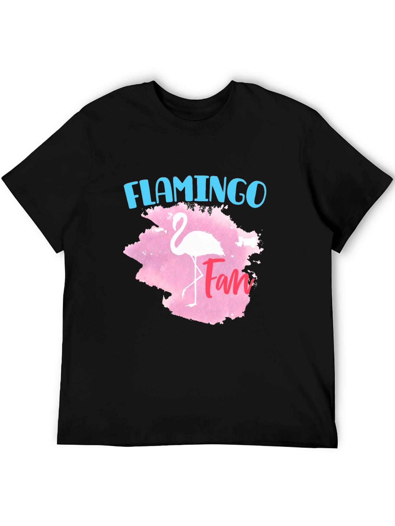 Black Flamingo Fan T-Shirt - Stylish Graphic Tee for Flamingo Lovers view 5